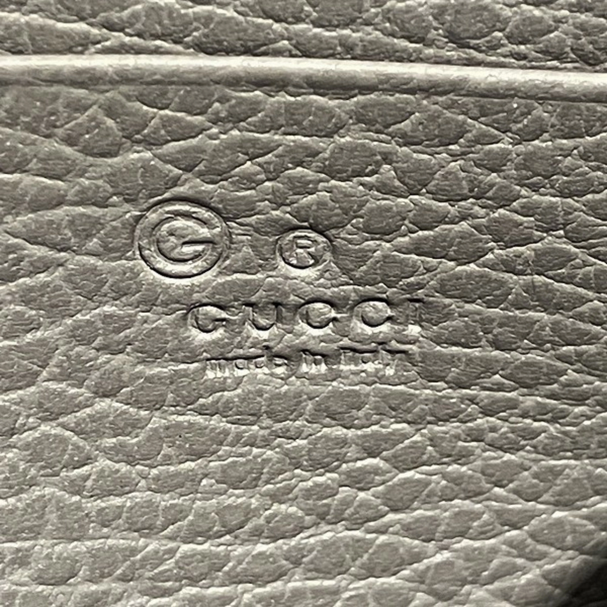 Gucci  Leather Chain/Shoulder Wallet (Pre-Owned)