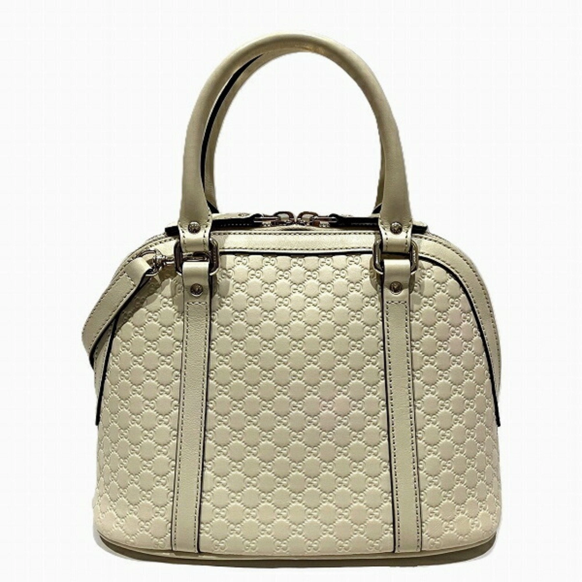 Gucci  Leather Handbag Shoulder Bag (Pre-Owned)