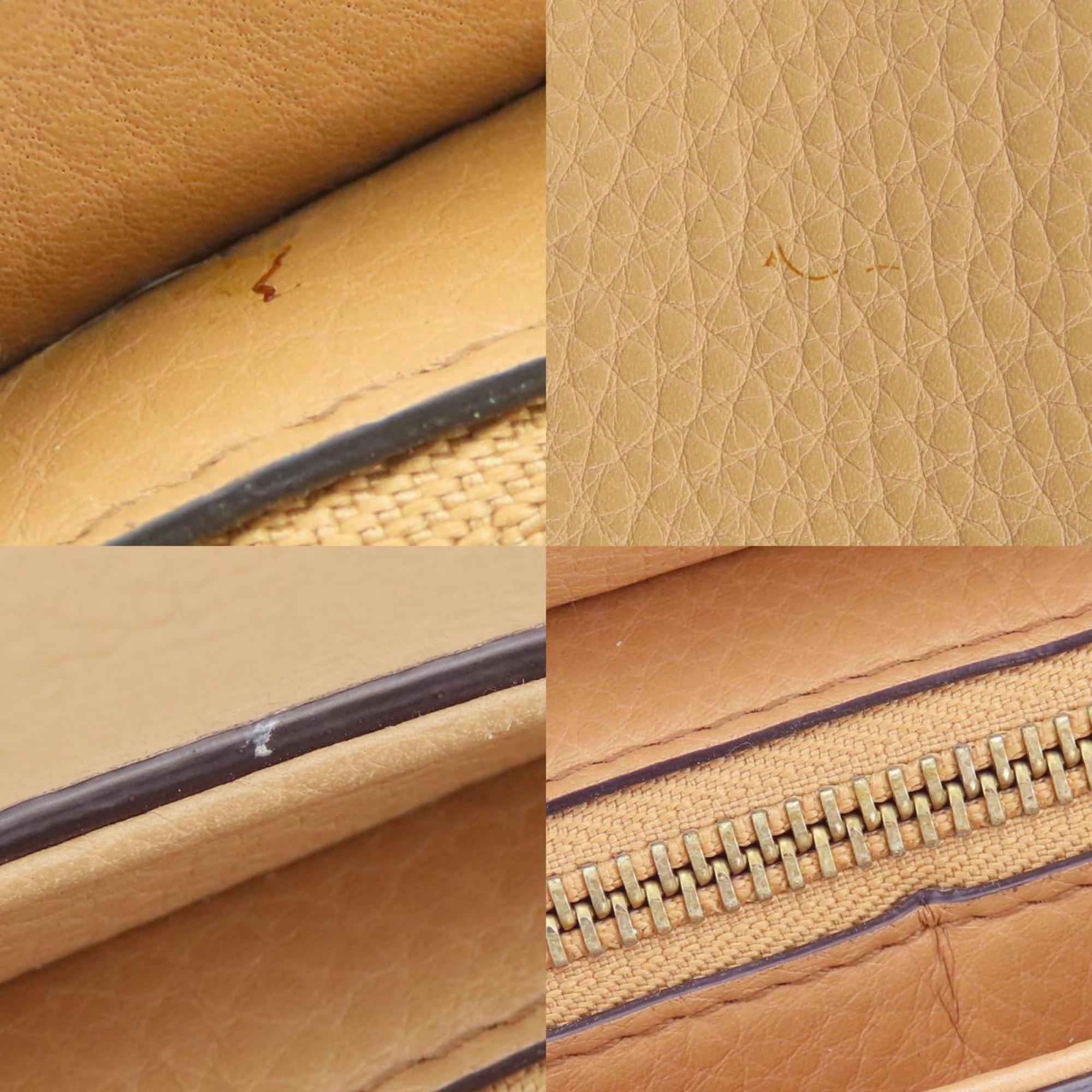 Gucci  Leather Handbag Shoulder Bag (Pre-Owned)