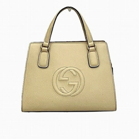 Gucci  Leather Handbag Shoulder Bag (Pre-Owned)