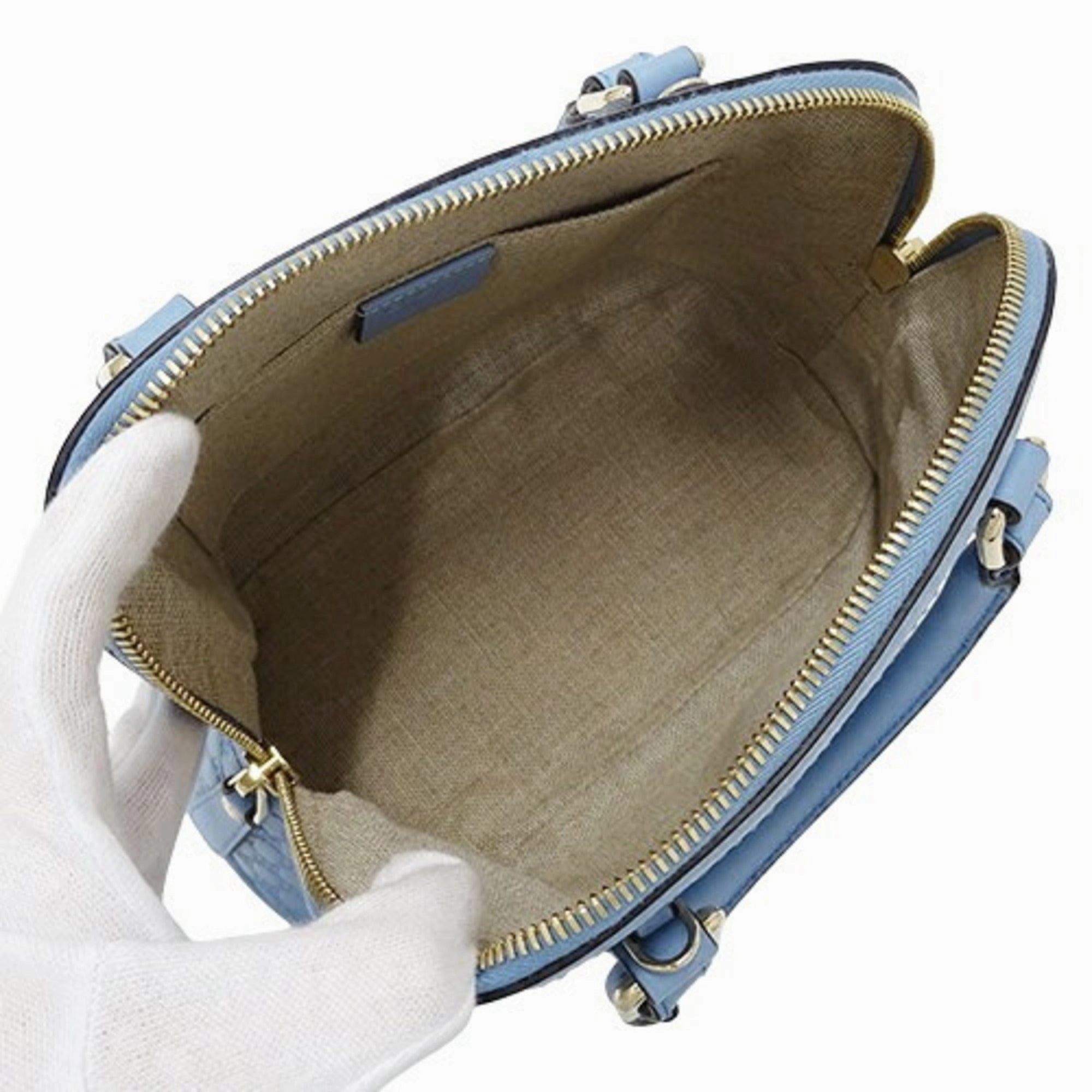 Gucci  Leather Handbag Shoulder Bag (Pre-Owned)