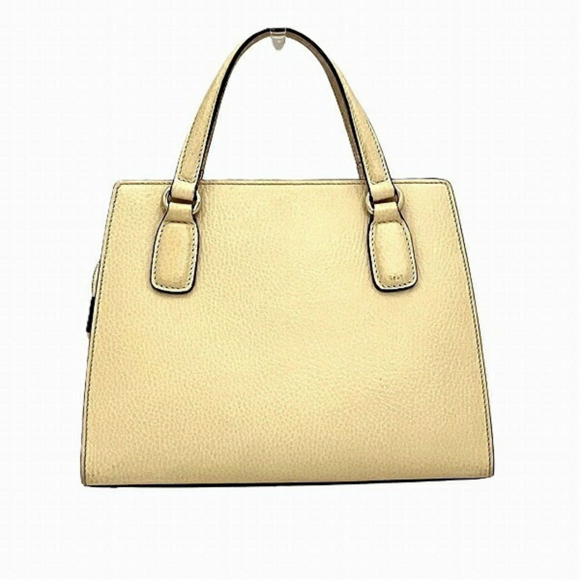 Gucci  Leather Handbag Shoulder Bag (Pre-Owned)