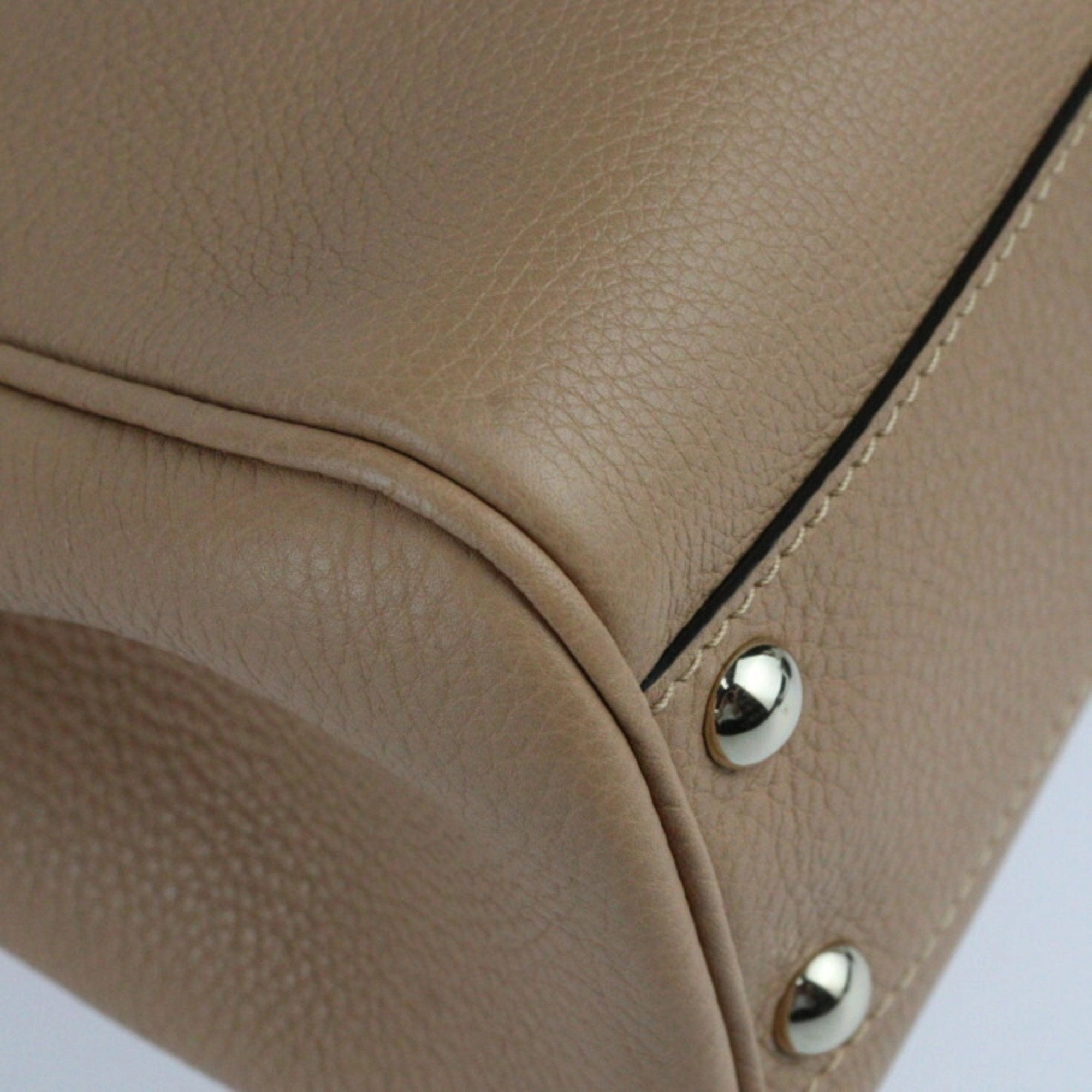Gucci  Leather Handbag Shoulder Bag Tote Bag (Pre-Owned)