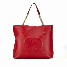 Gucci  Leather Handbag Shoulder Bag Tote Bag (Pre-Owned)