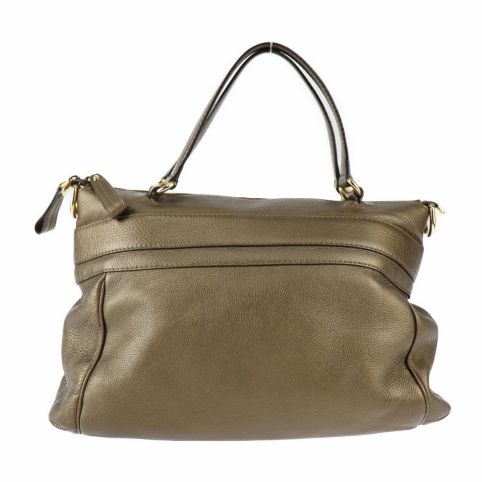 Gucci  Leather Handbag Shoulder Bag Tote Bag (Pre-Owned)