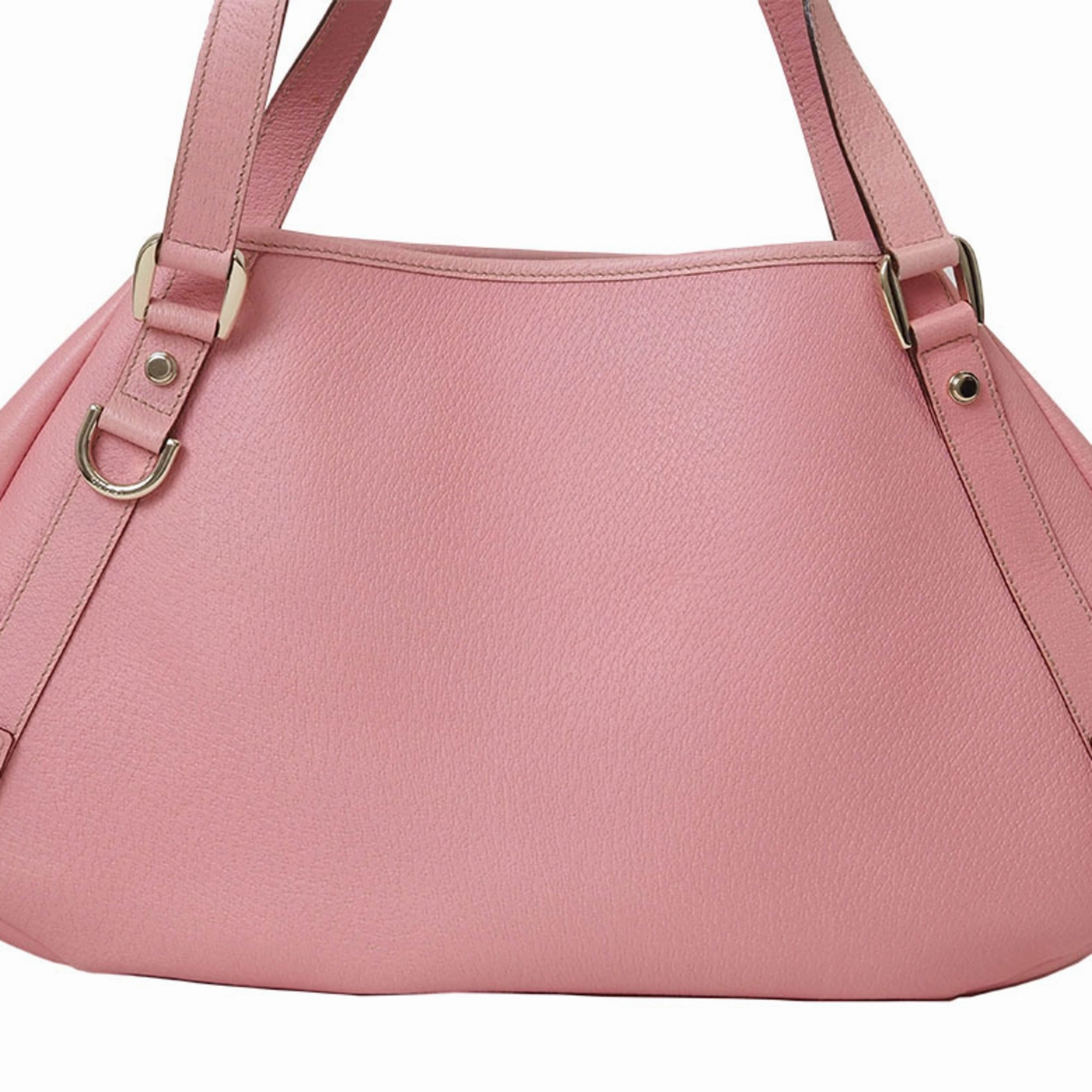 Gucci  Leather Handbag Shoulder Bag Tote Bag (Pre-Owned)