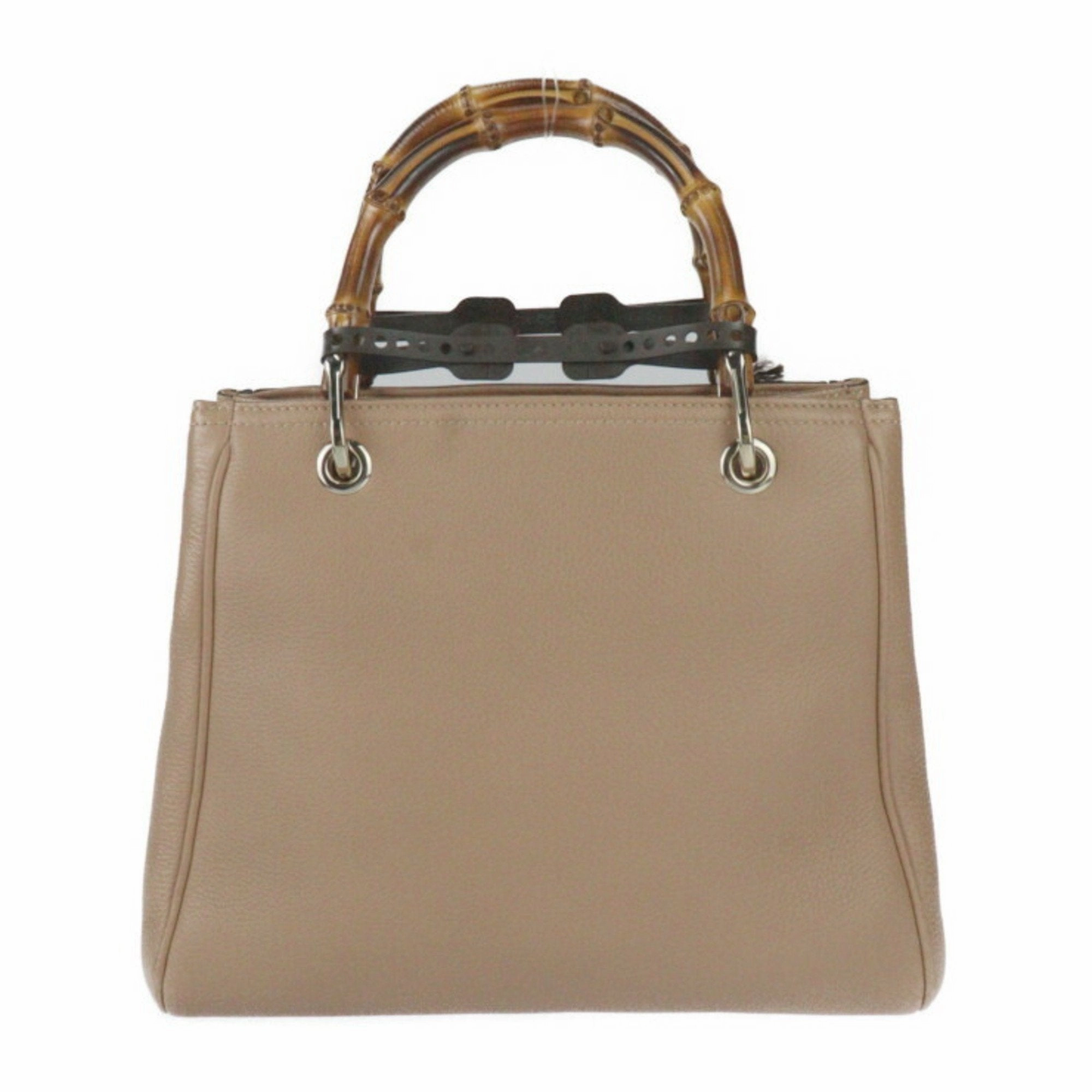Gucci  Leather Handbag Shoulder Bag Tote Bag (Pre-Owned)