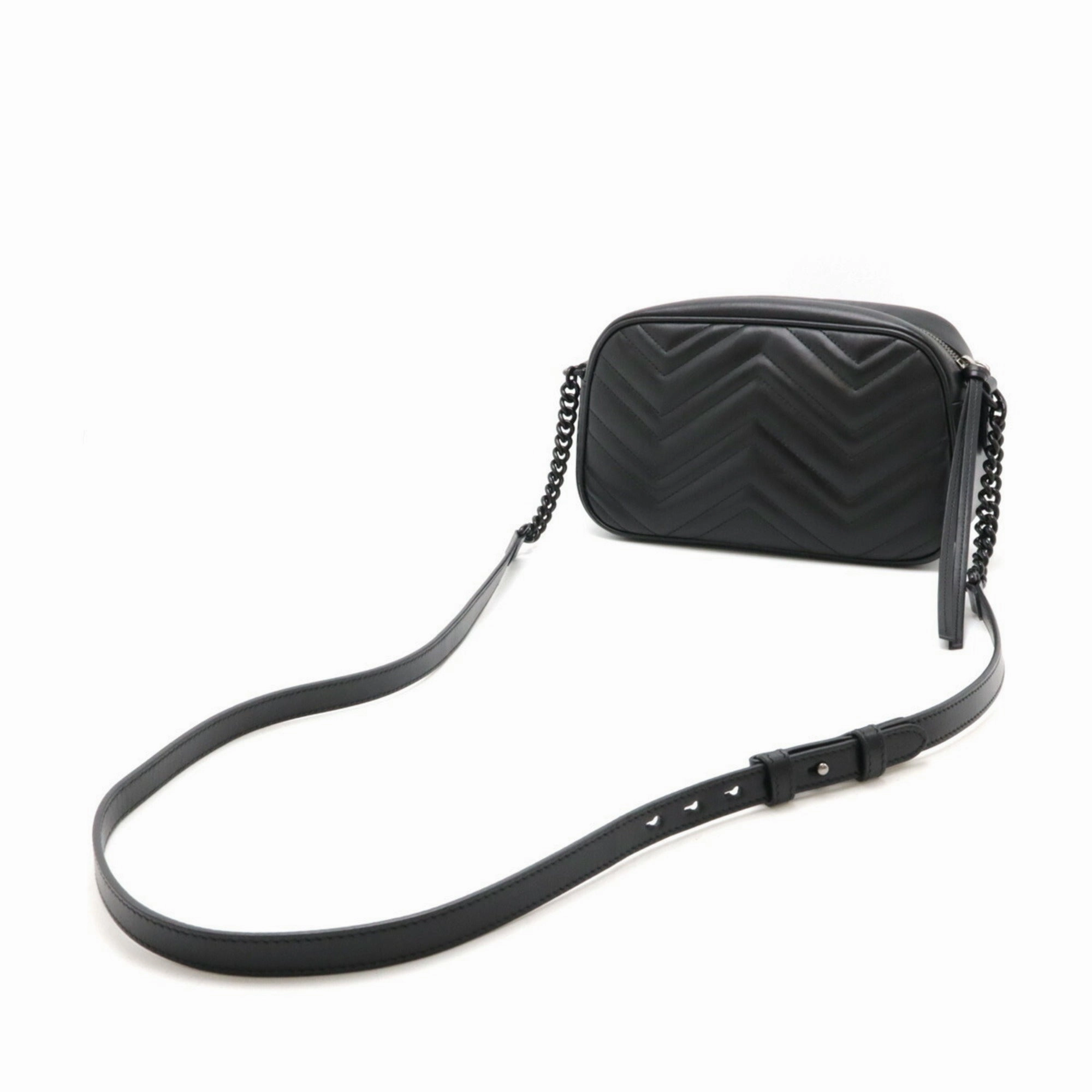 Gucci  Leather Pochette Shoulder Bag (Pre-Owned)