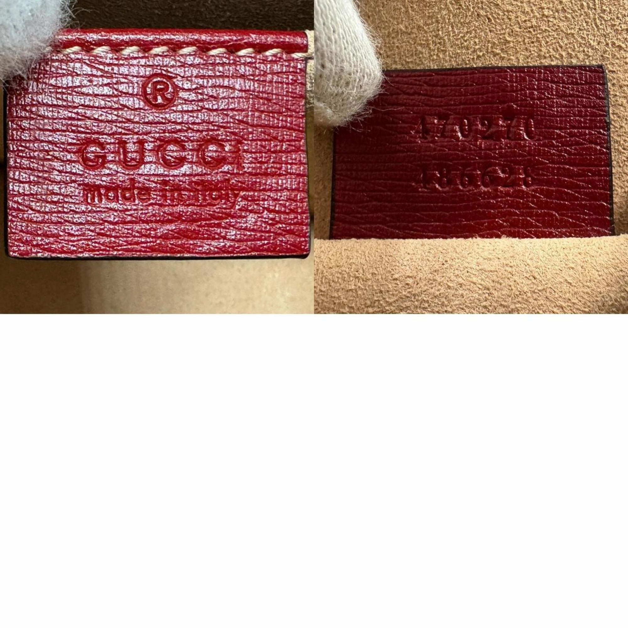 Gucci  Leather Shoulder Bag (Pre-Owned)