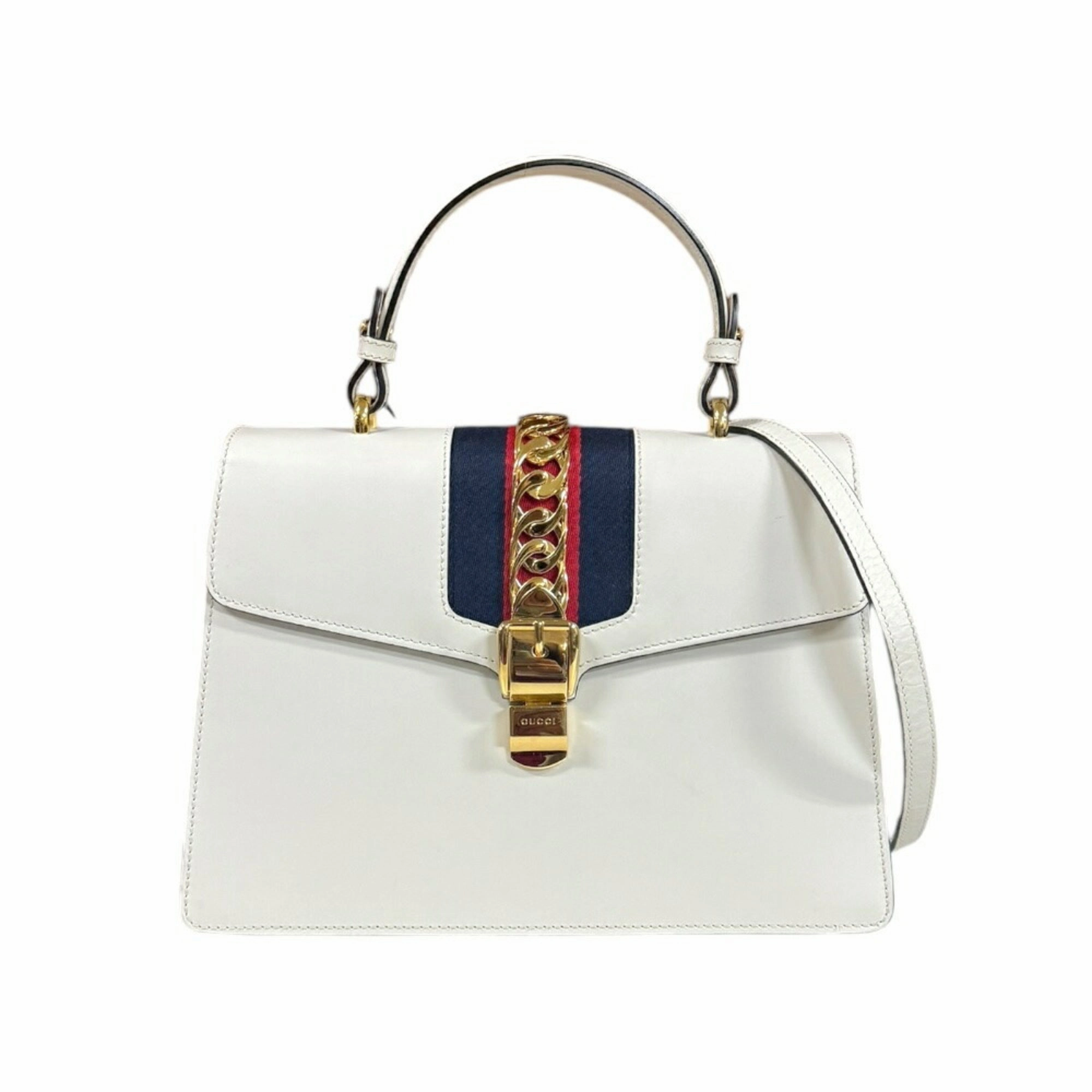 Gucci  Leather Shoulder Bag (Pre-Owned)
