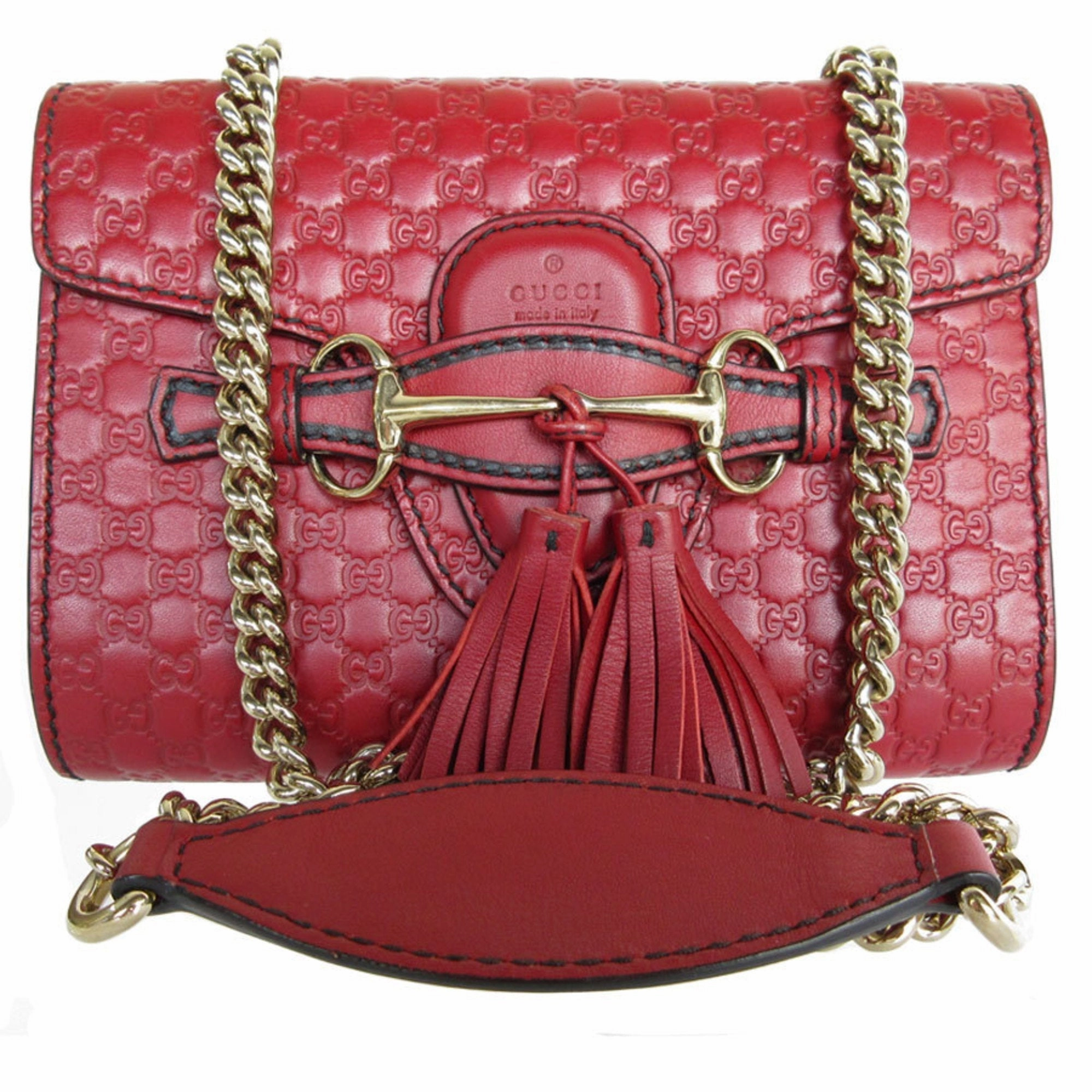 Gucci  Leather Shoulder Bag (Pre-Owned)