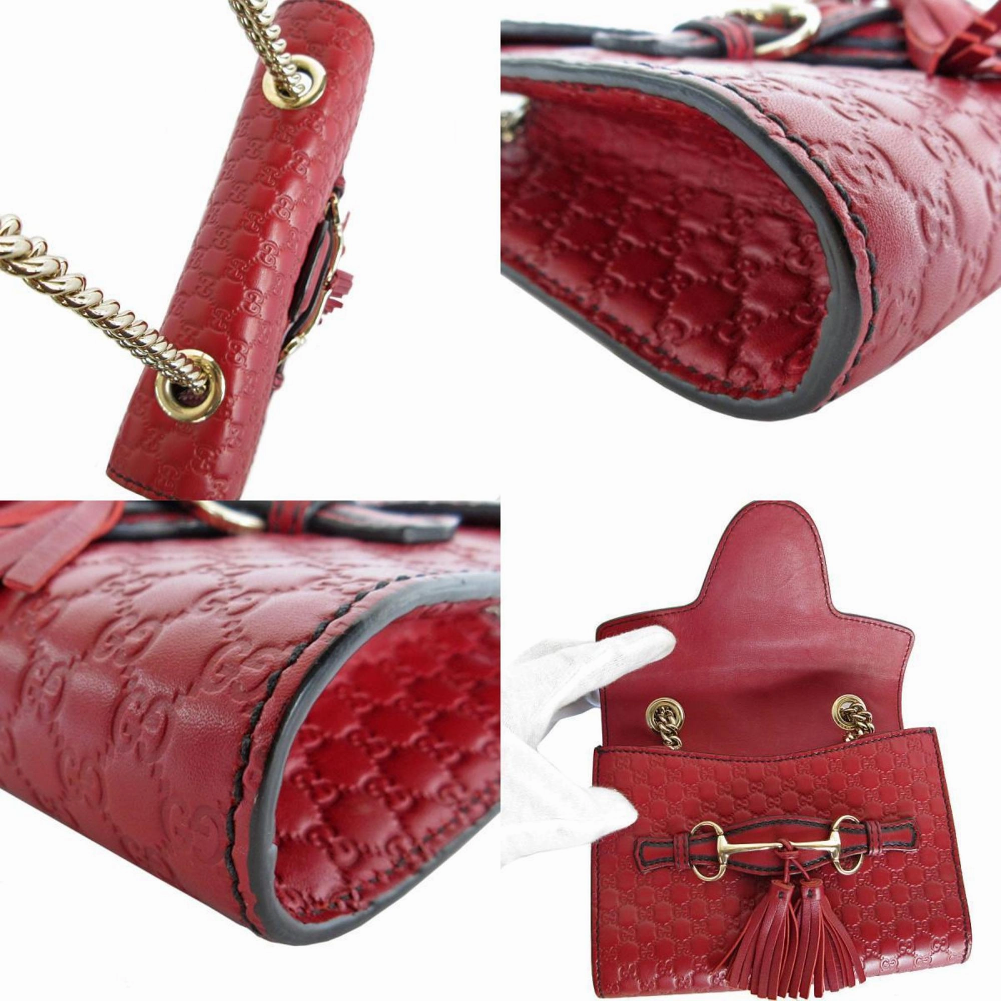 Gucci  Leather Shoulder Bag (Pre-Owned)