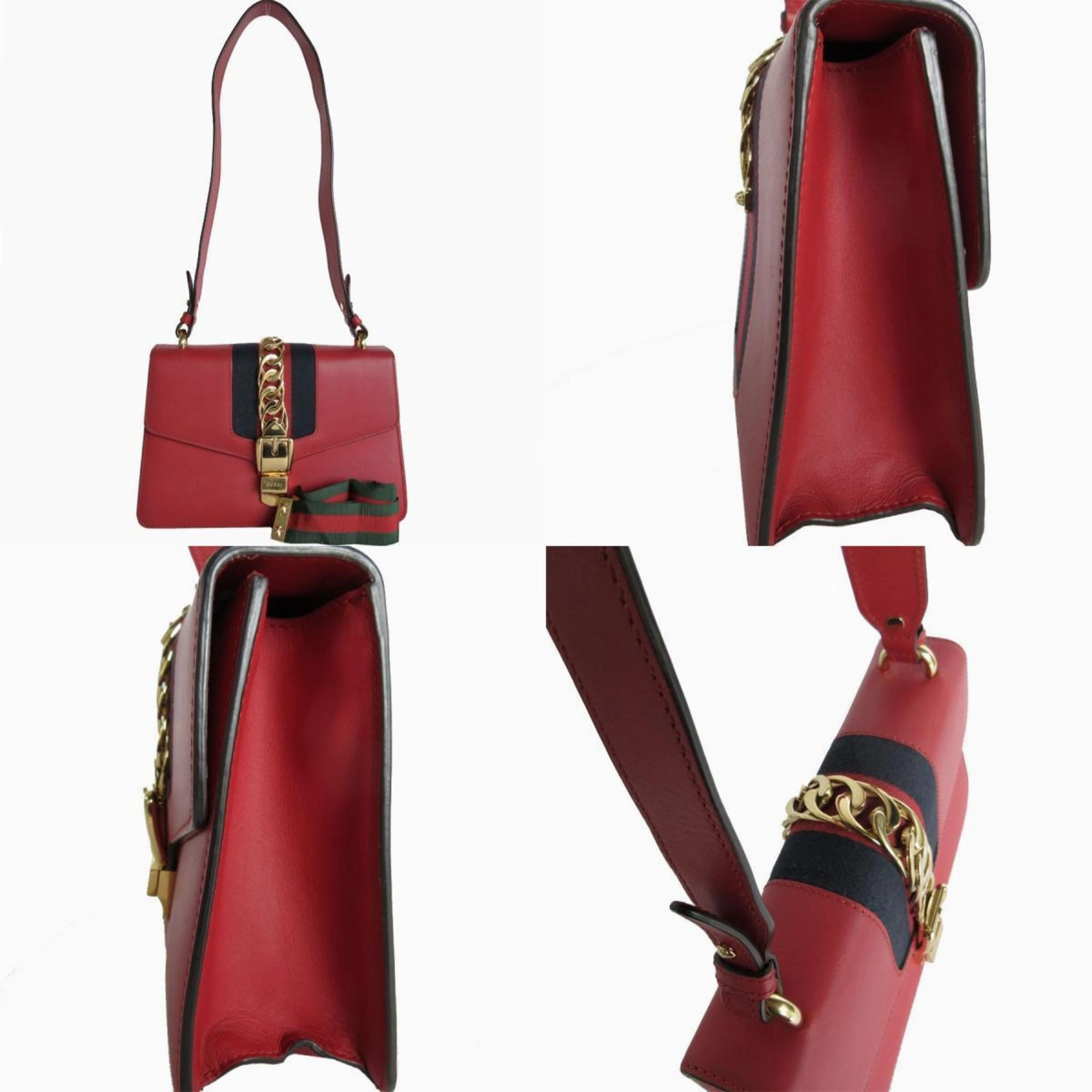 Gucci  Leather Shoulder Bag (Pre-Owned)