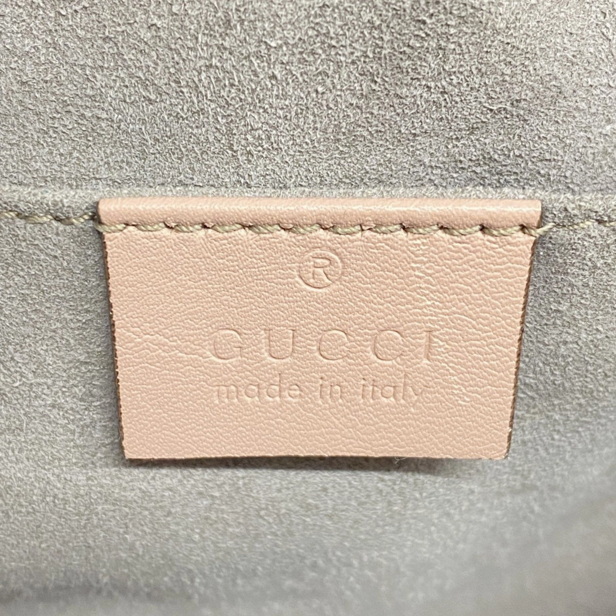 Gucci  Leather Shoulder Bag (Pre-Owned)