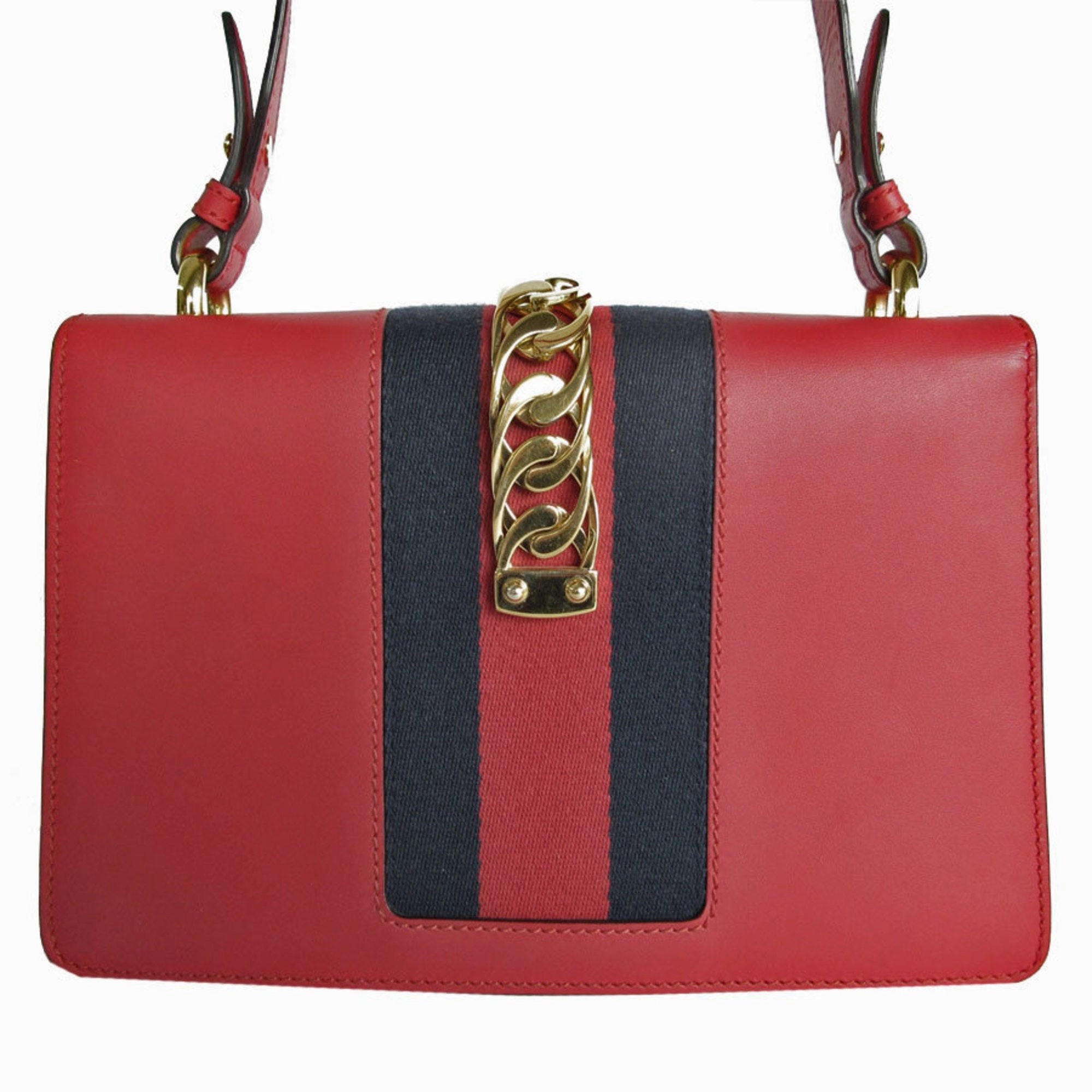 Gucci  Leather Shoulder Bag (Pre-Owned)