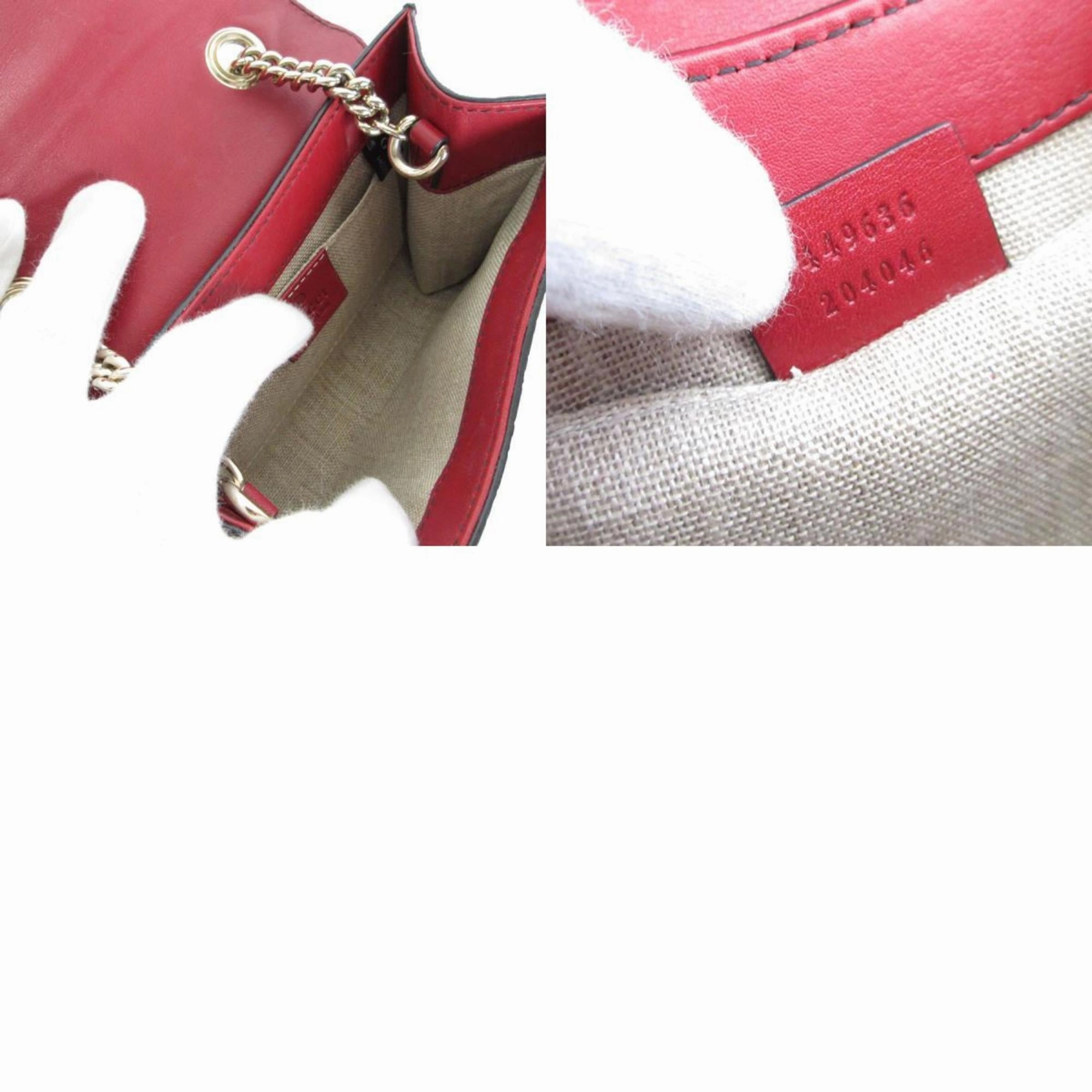 Gucci  Leather Shoulder Bag (Pre-Owned)