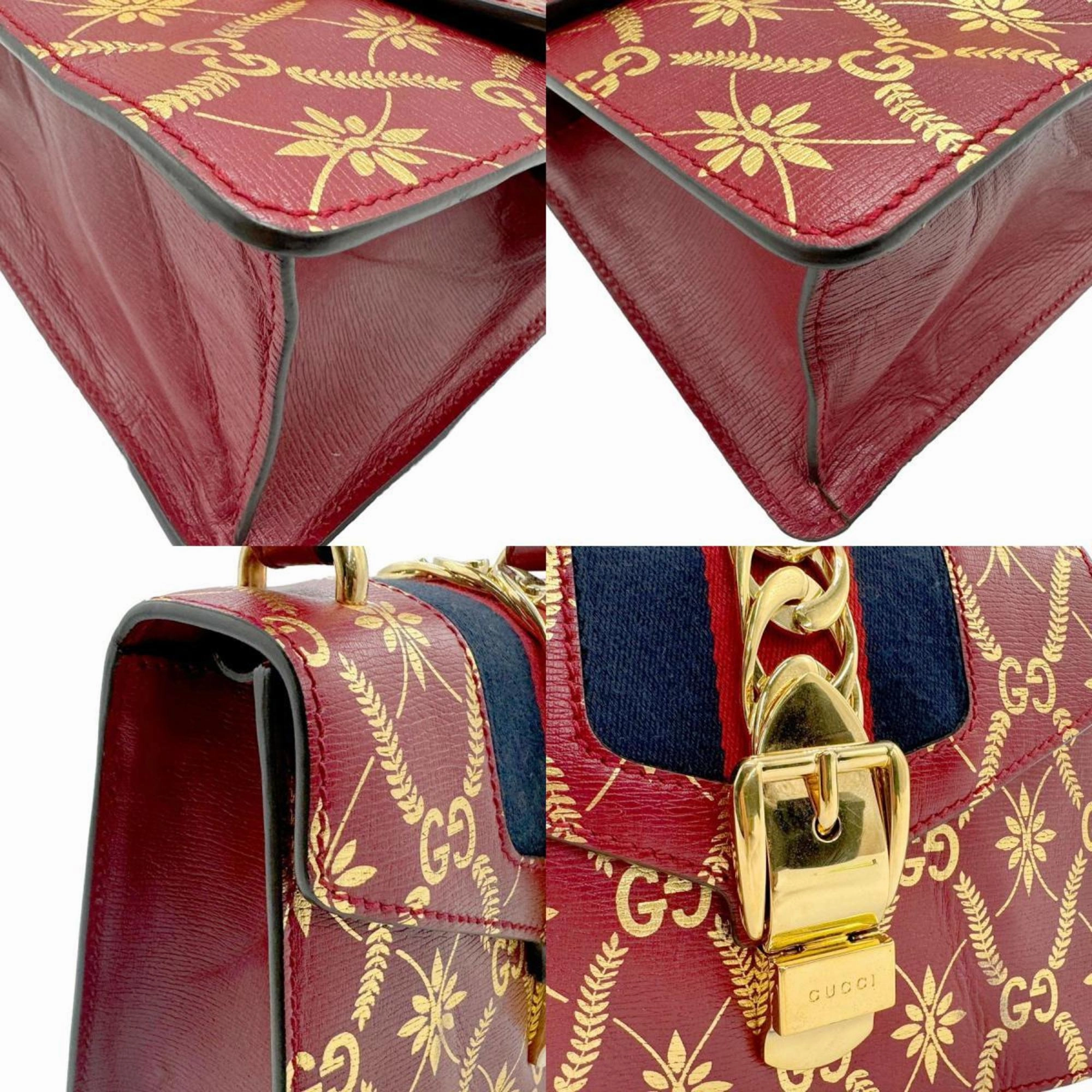 Gucci  Leather Shoulder Bag (Pre-Owned)