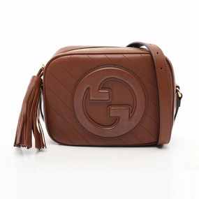 Gucci  Leather Shoulder Bag (Pre-Owned)