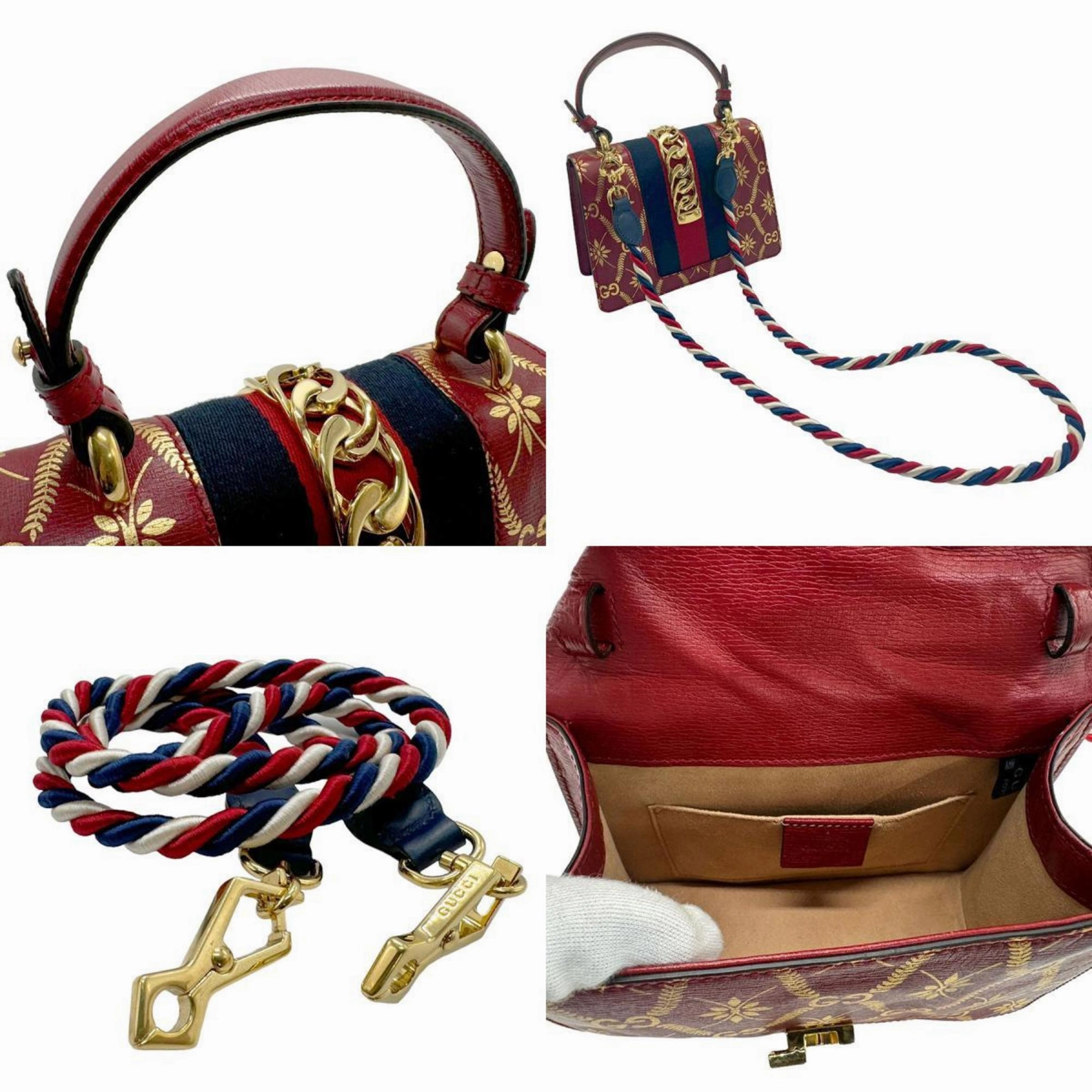 Gucci  Leather Shoulder Bag (Pre-Owned)