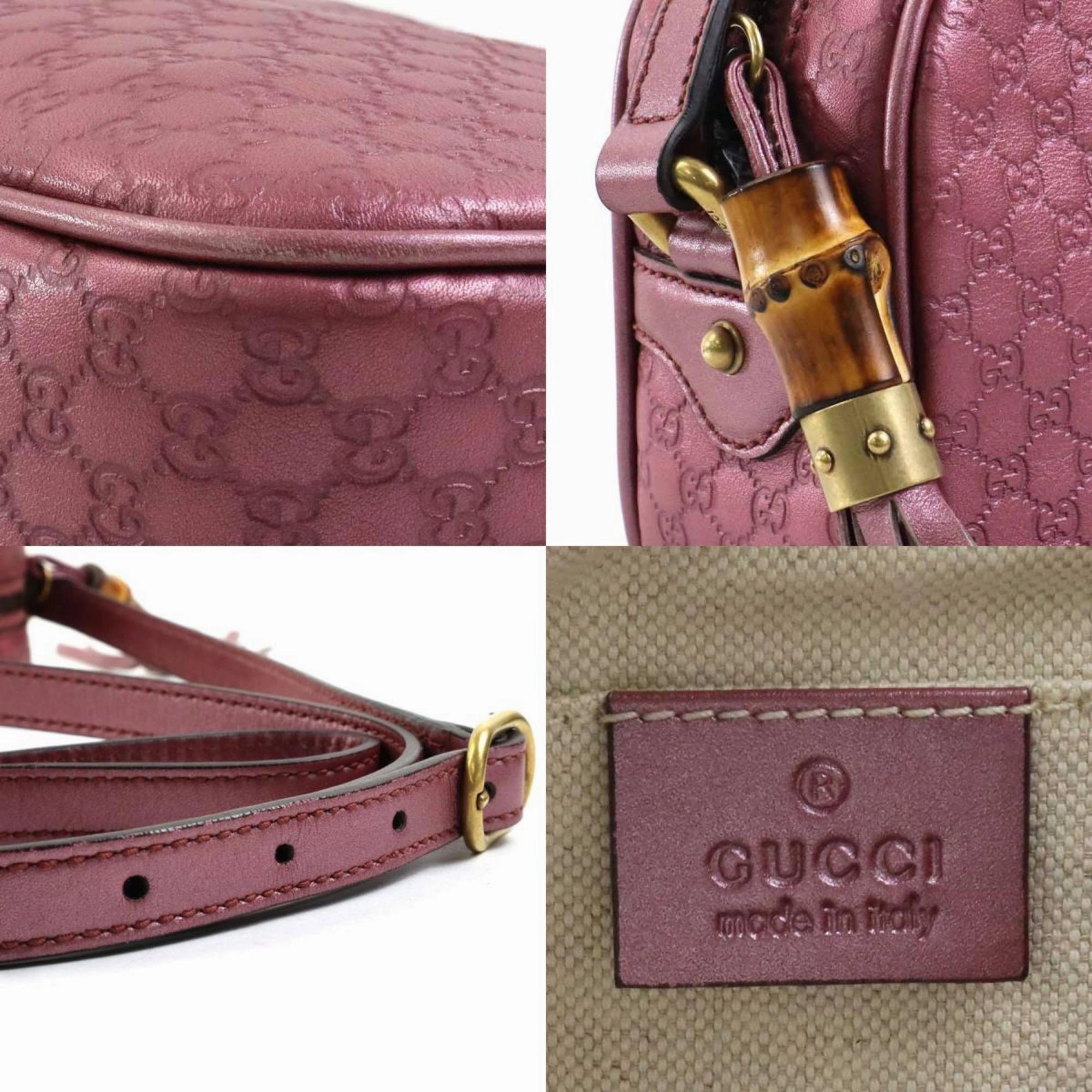 Gucci  Leather Shoulder Bag (Pre-Owned)
