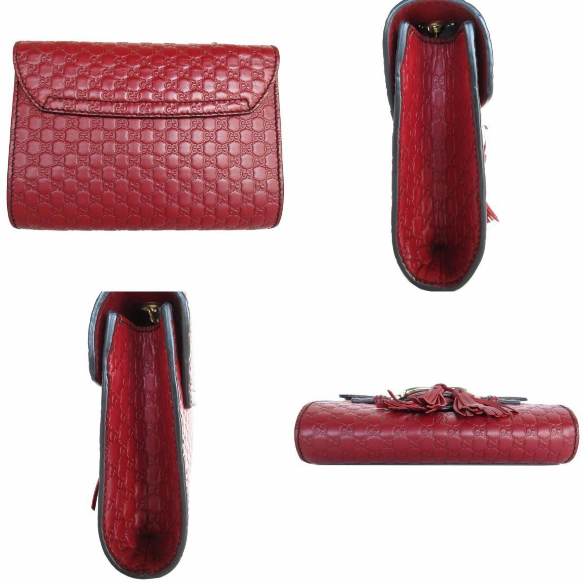 Gucci  Leather Shoulder Bag (Pre-Owned)