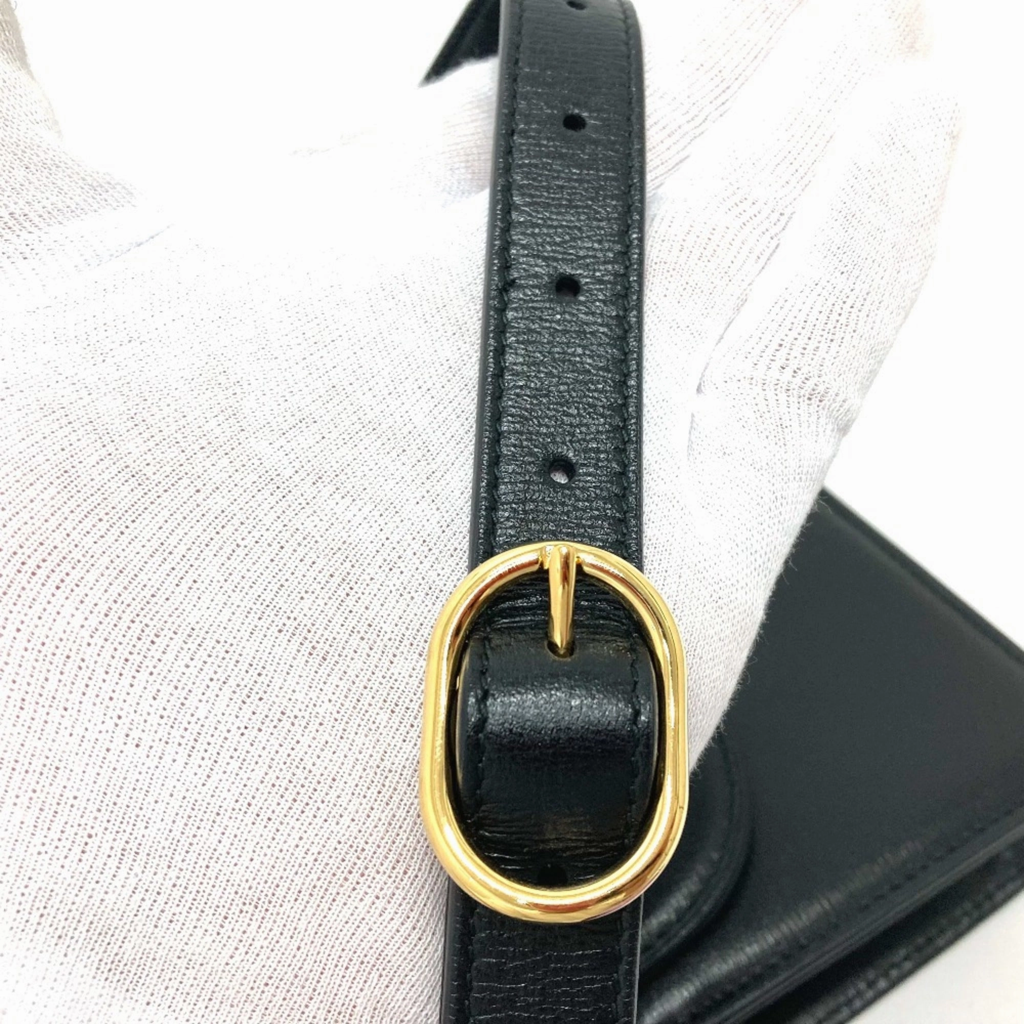 Gucci  Leather Shoulder Bag (Pre-Owned)