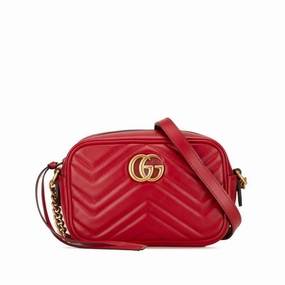 Gucci  Leather Shoulder Bag (Pre-Owned)