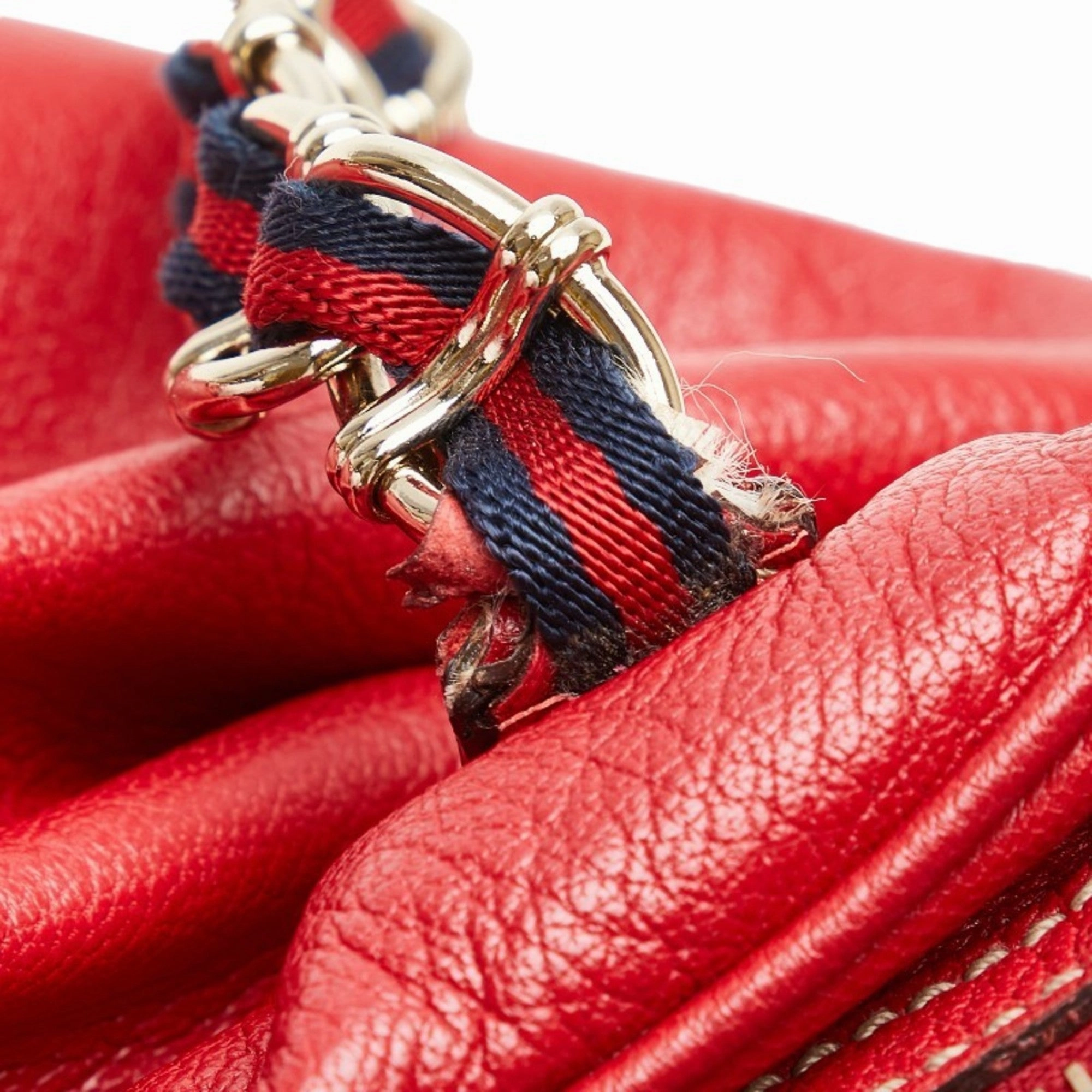 Gucci  Leather Shoulder Bag (Pre-Owned)