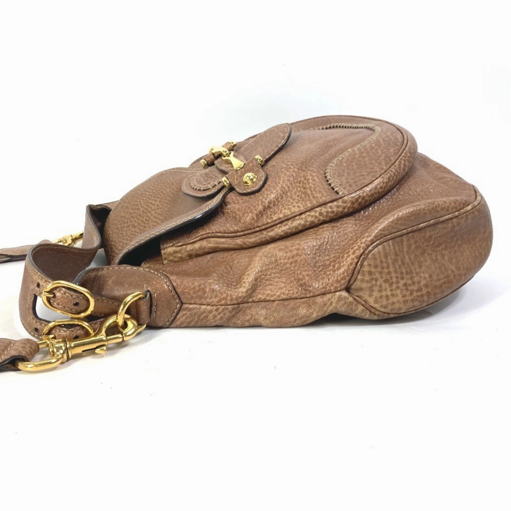 Gucci  Leather Shoulder Bag (Pre-Owned)