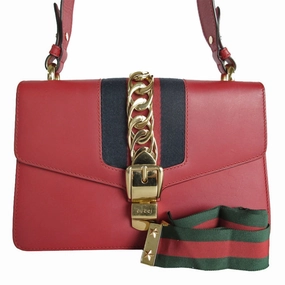 Gucci  Leather Shoulder Bag (Pre-Owned)