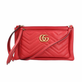 Gucci  Leather Shoulder Bag (Pre-Owned)