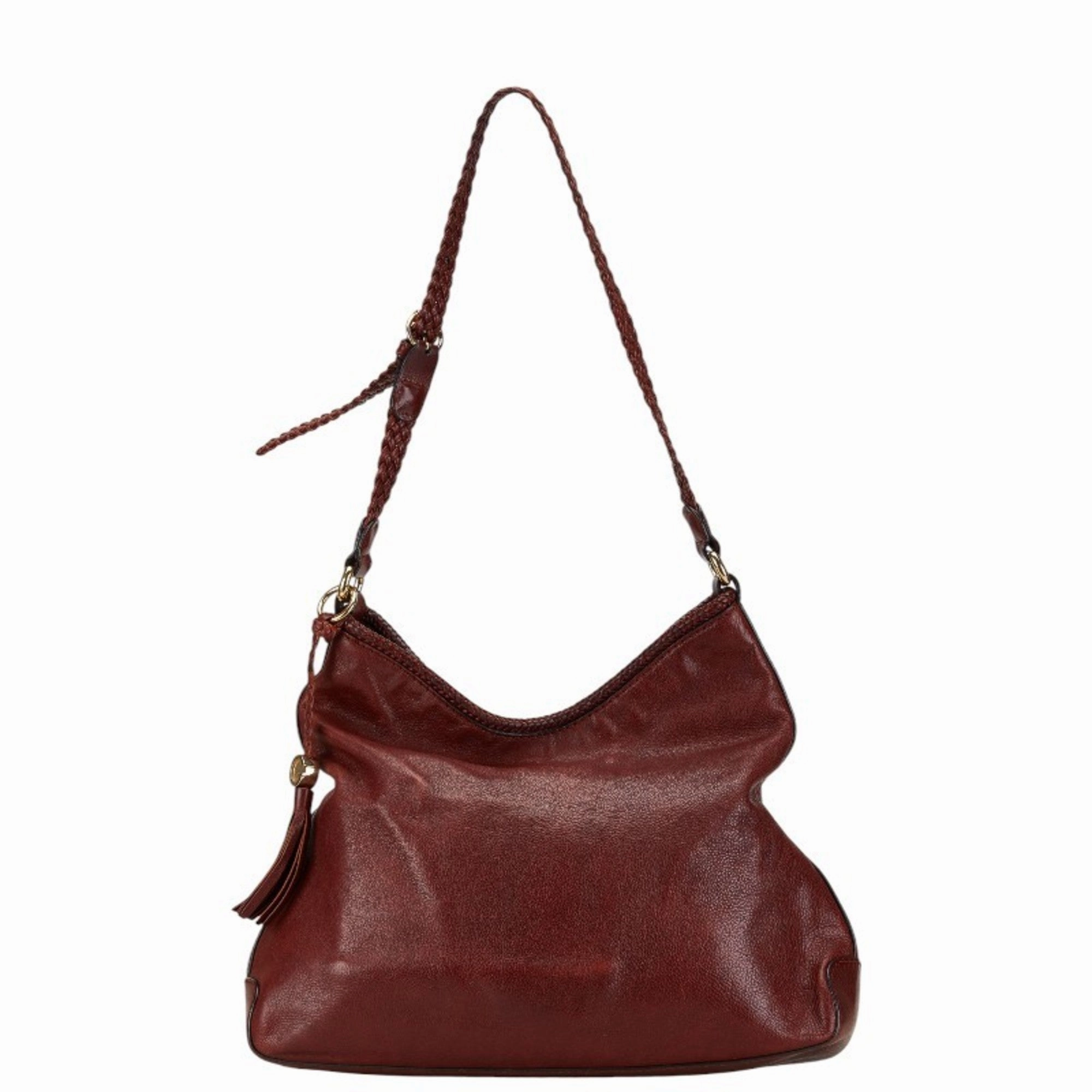 Gucci  Leather Shoulder Bag (Pre-Owned)