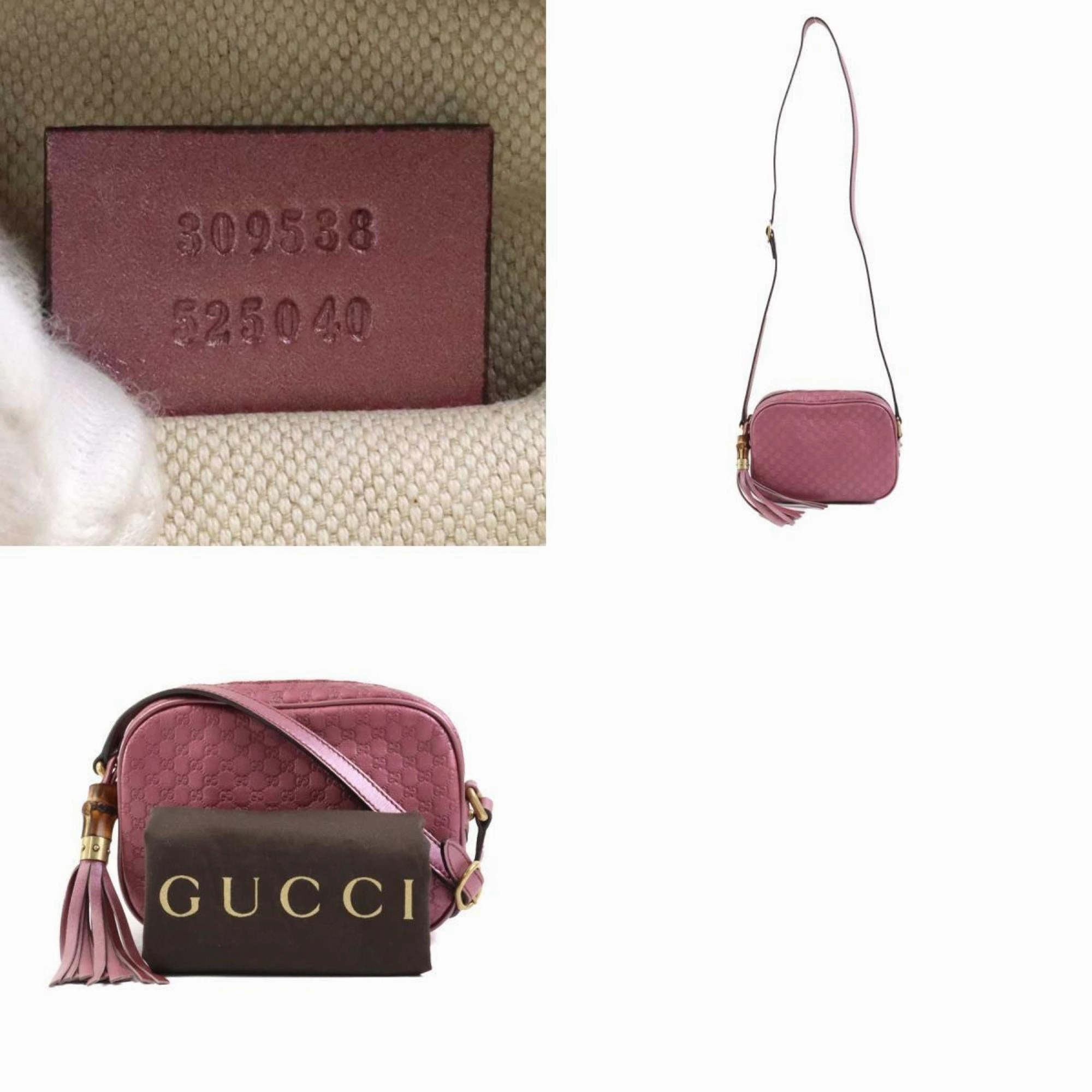 Gucci  Leather Shoulder Bag (Pre-Owned)