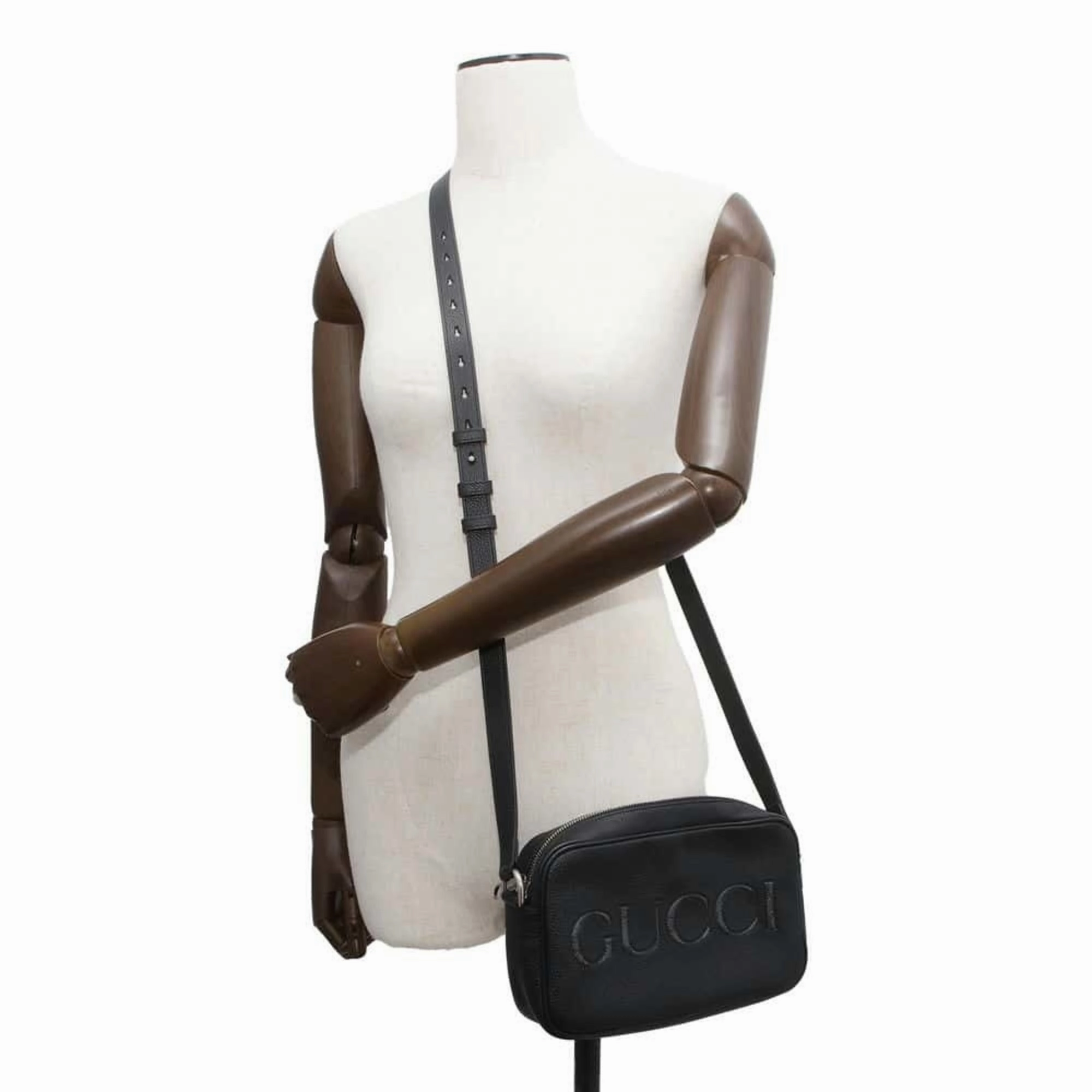 Gucci  Leather Shoulder Bag (Pre-Owned)