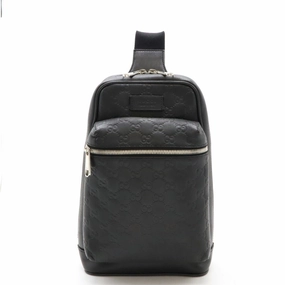 Gucci  Leather Shoulder Bag Sling Bag (Pre-Owned)