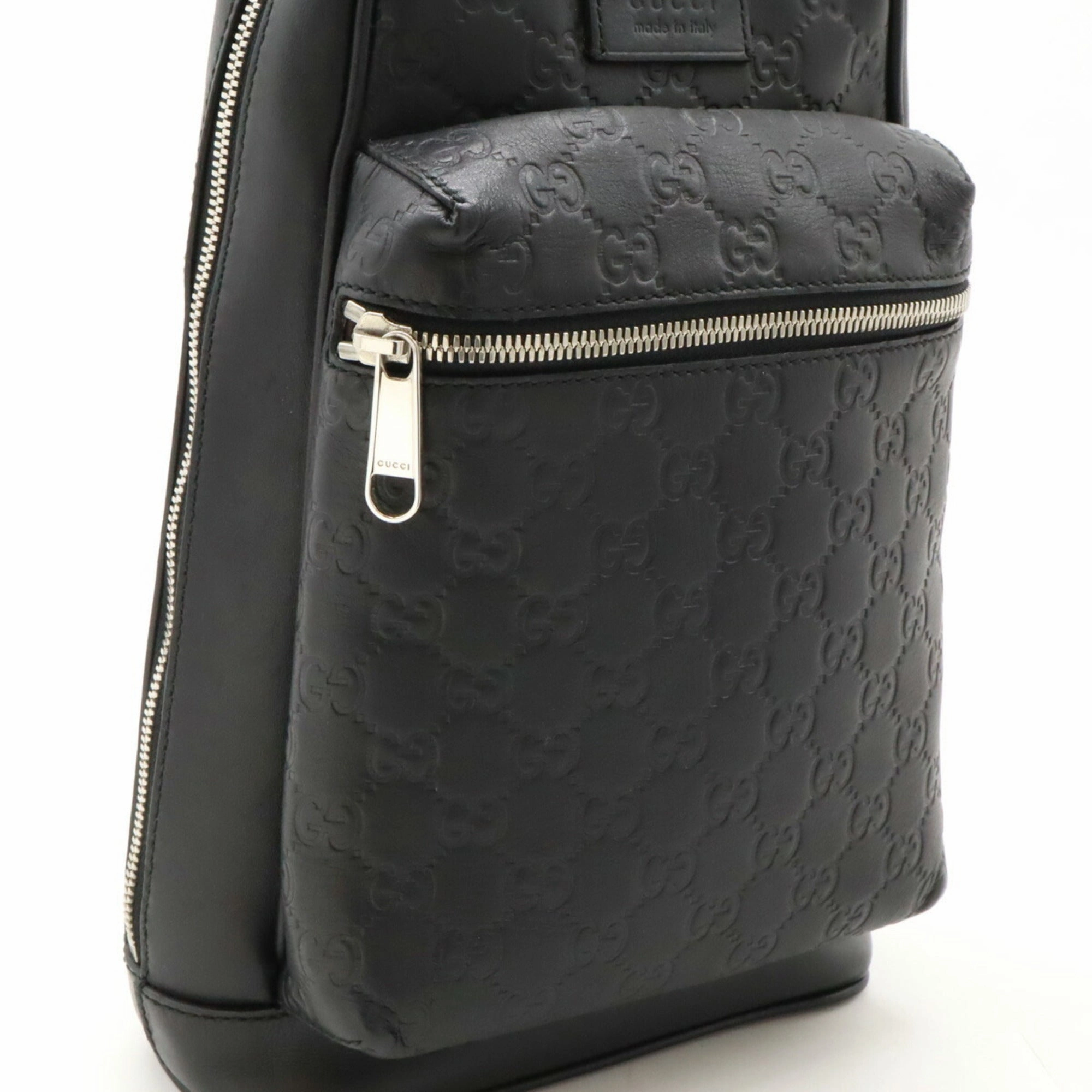 Gucci  Leather Shoulder Bag Sling Bag (Pre-Owned)