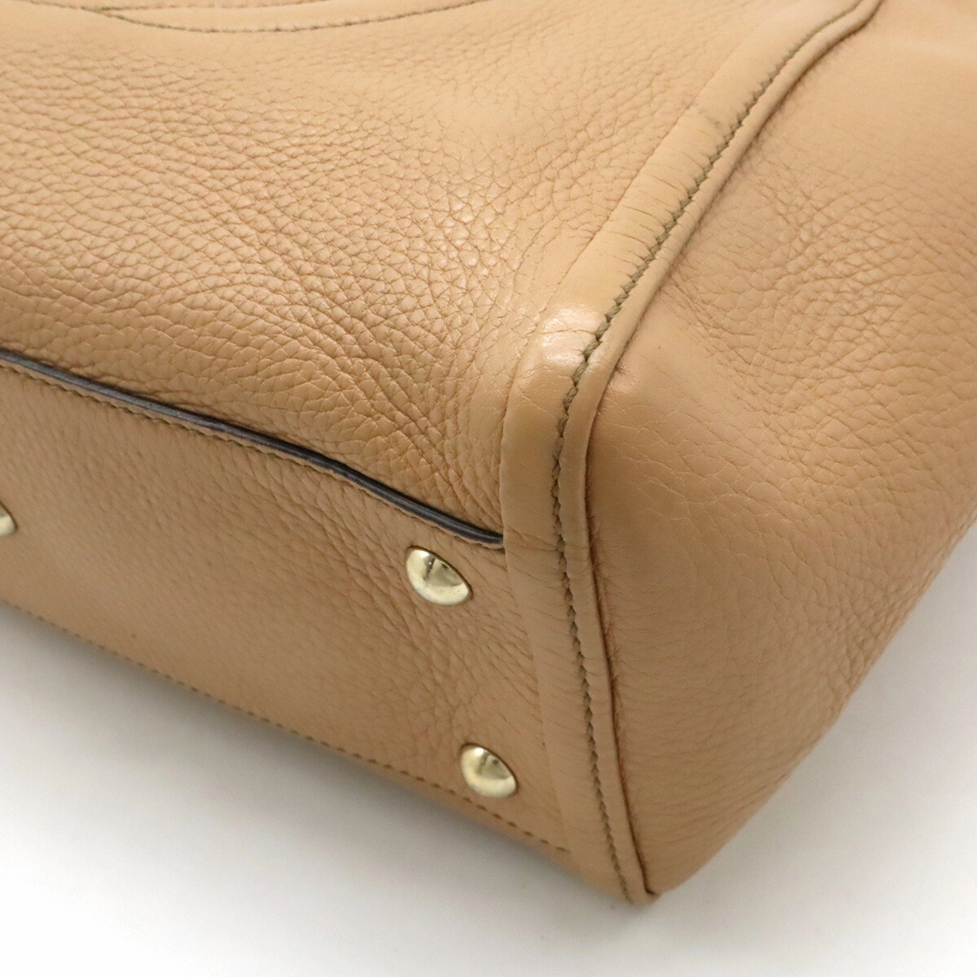 Gucci  Leather Shoulder Bag Tote Bag (Pre-Owned)