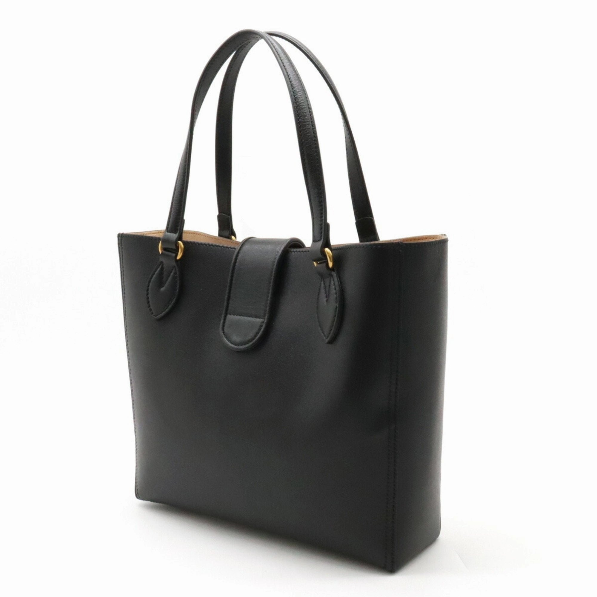 Gucci  Leather Shoulder Bag Tote Bag (Pre-Owned)