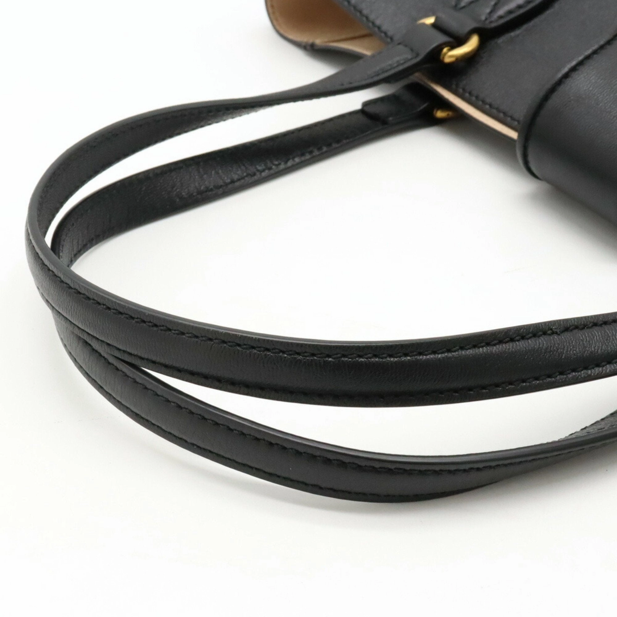 Gucci  Leather Shoulder Bag Tote Bag (Pre-Owned)