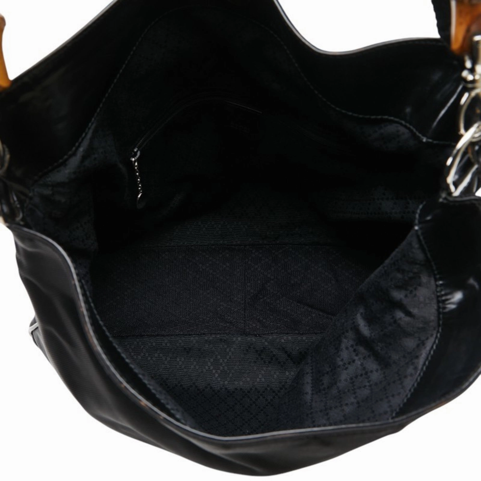 Gucci  Nylon Leather Handbag Shoulder Bag (Pre-Owned)