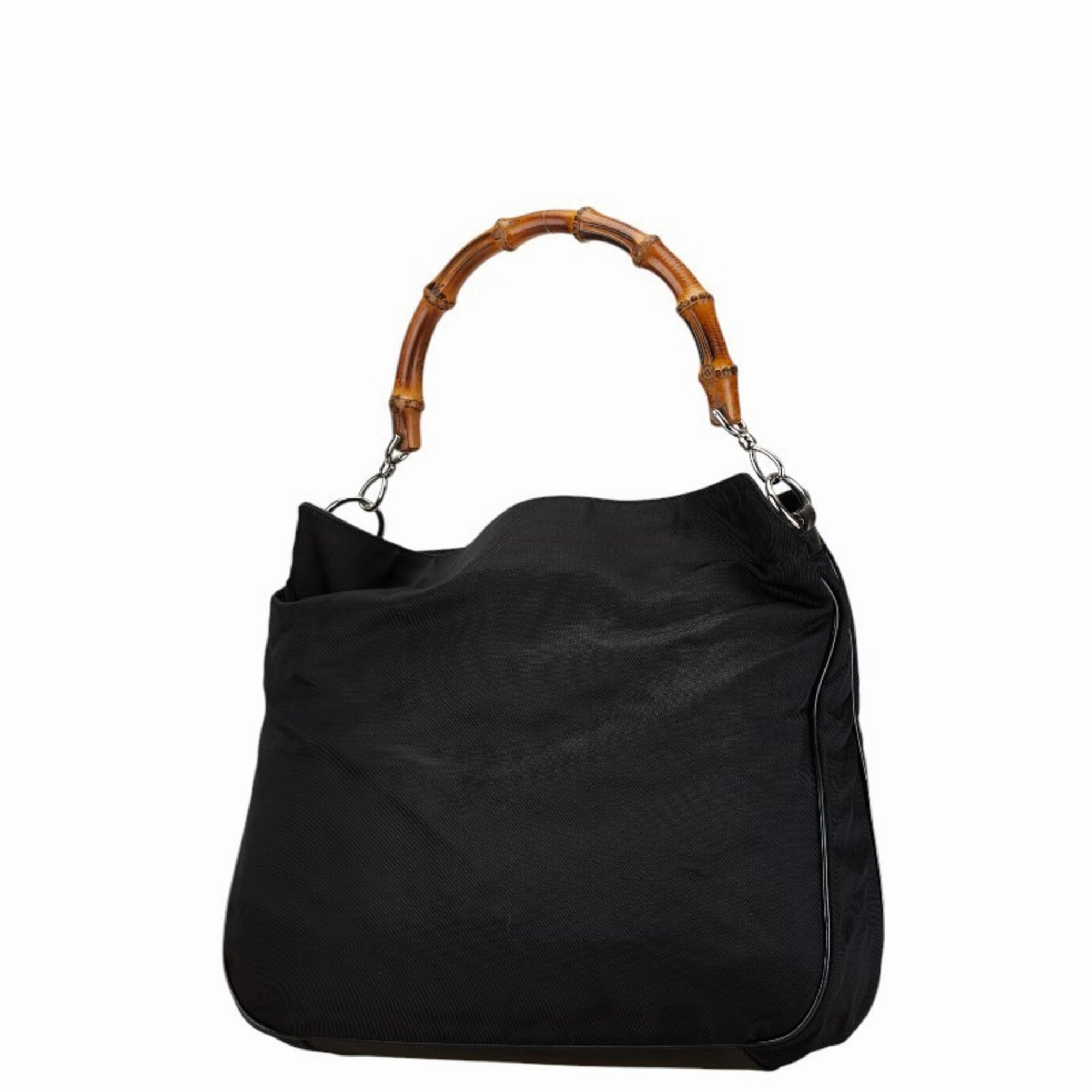 Gucci  Nylon Leather Handbag Shoulder Bag (Pre-Owned)