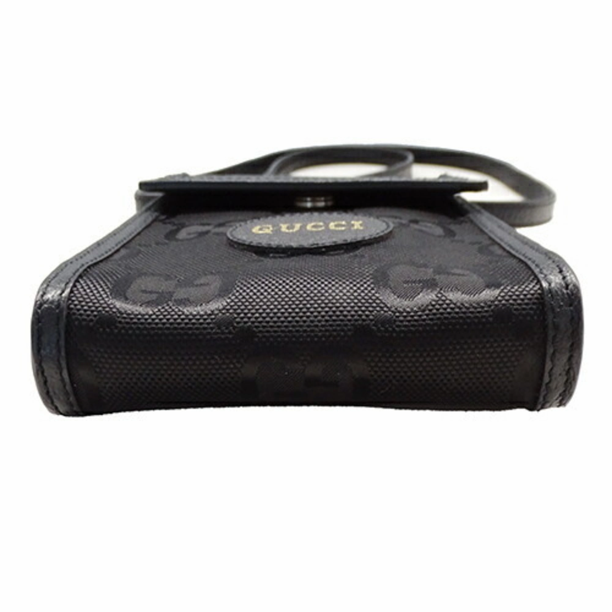 Gucci  Nylon Leather Shoulder Bag (Pre-Owned)
