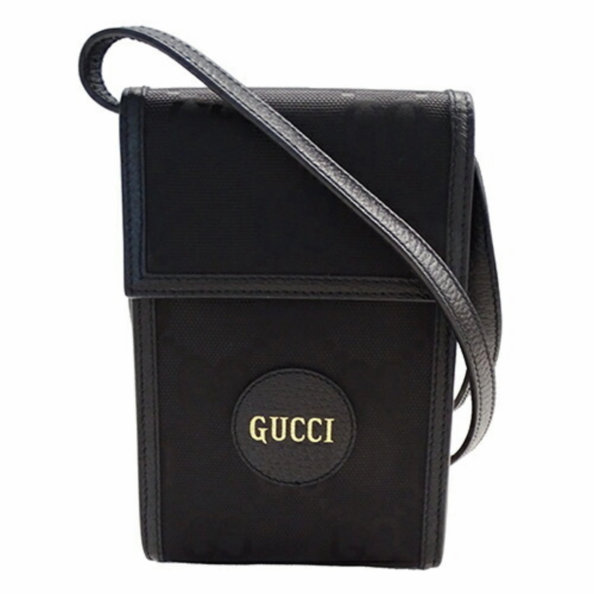 Gucci  Nylon Leather Shoulder Bag (Pre-Owned)