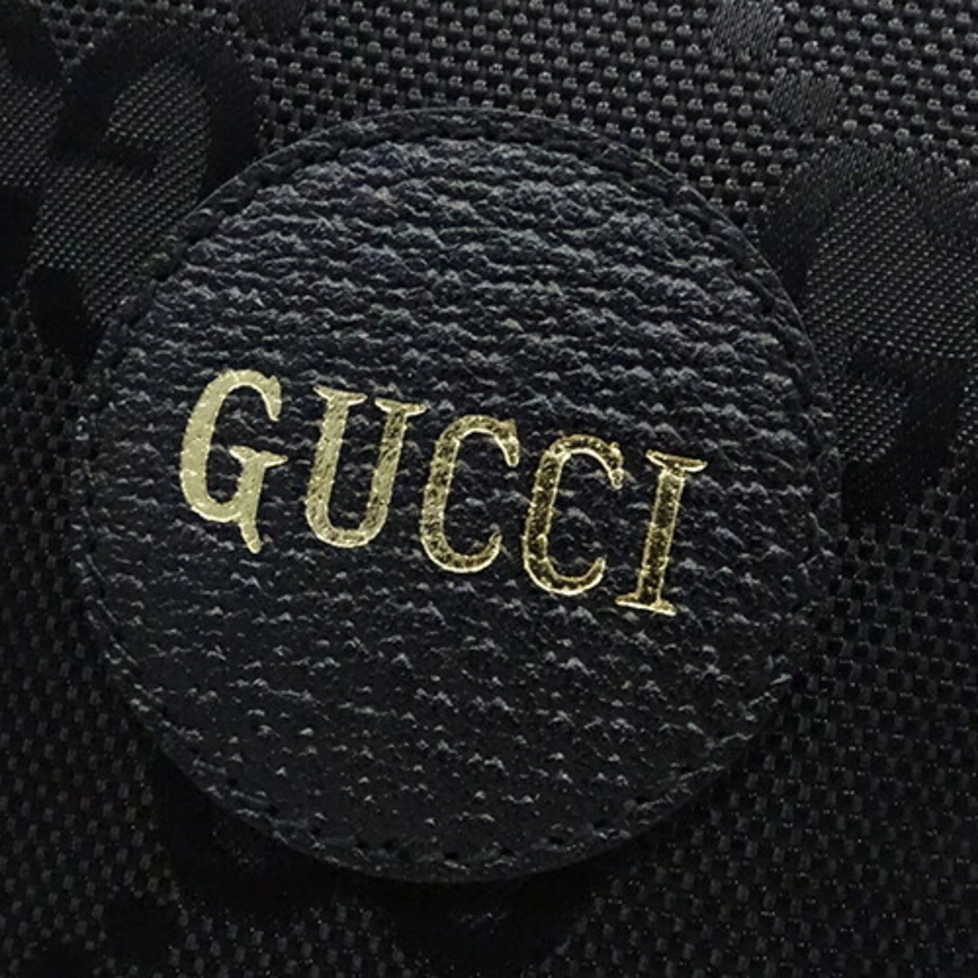 Gucci  Nylon Leather Shoulder Bag (Pre-Owned)