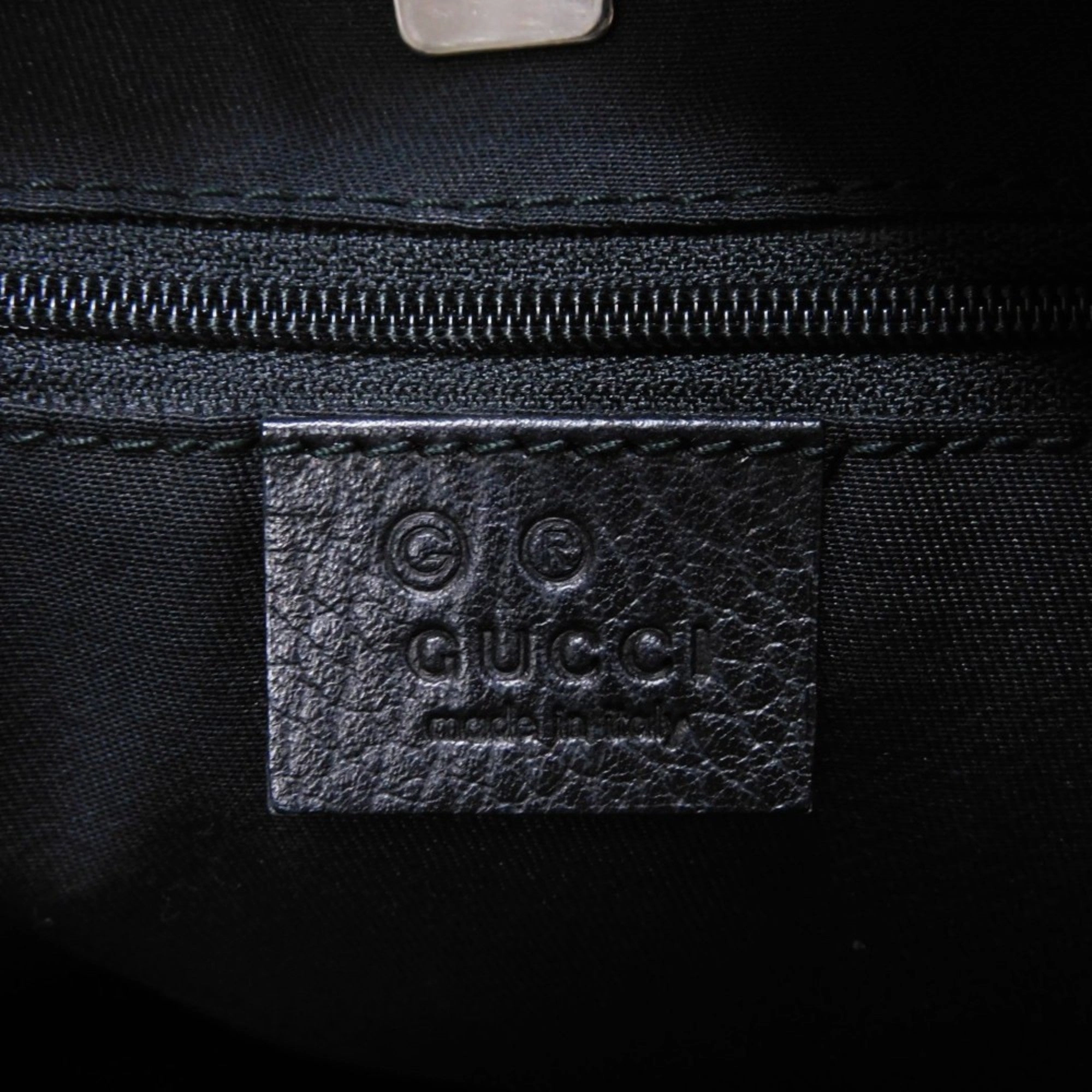 Gucci  Nylon Leather Shoulder Bag Tote Bag (Pre-Owned)