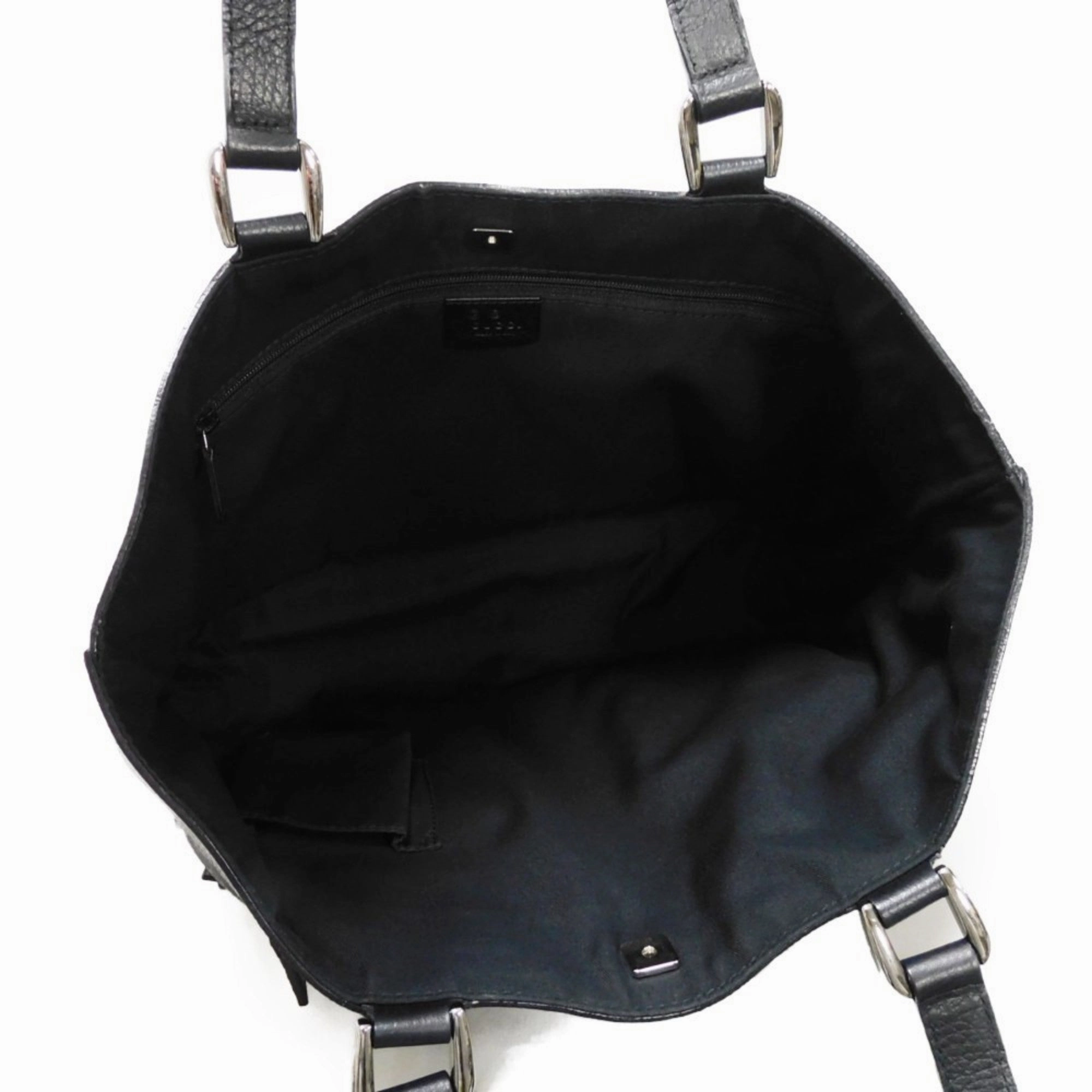Gucci  Nylon Leather Shoulder Bag Tote Bag (Pre-Owned)
