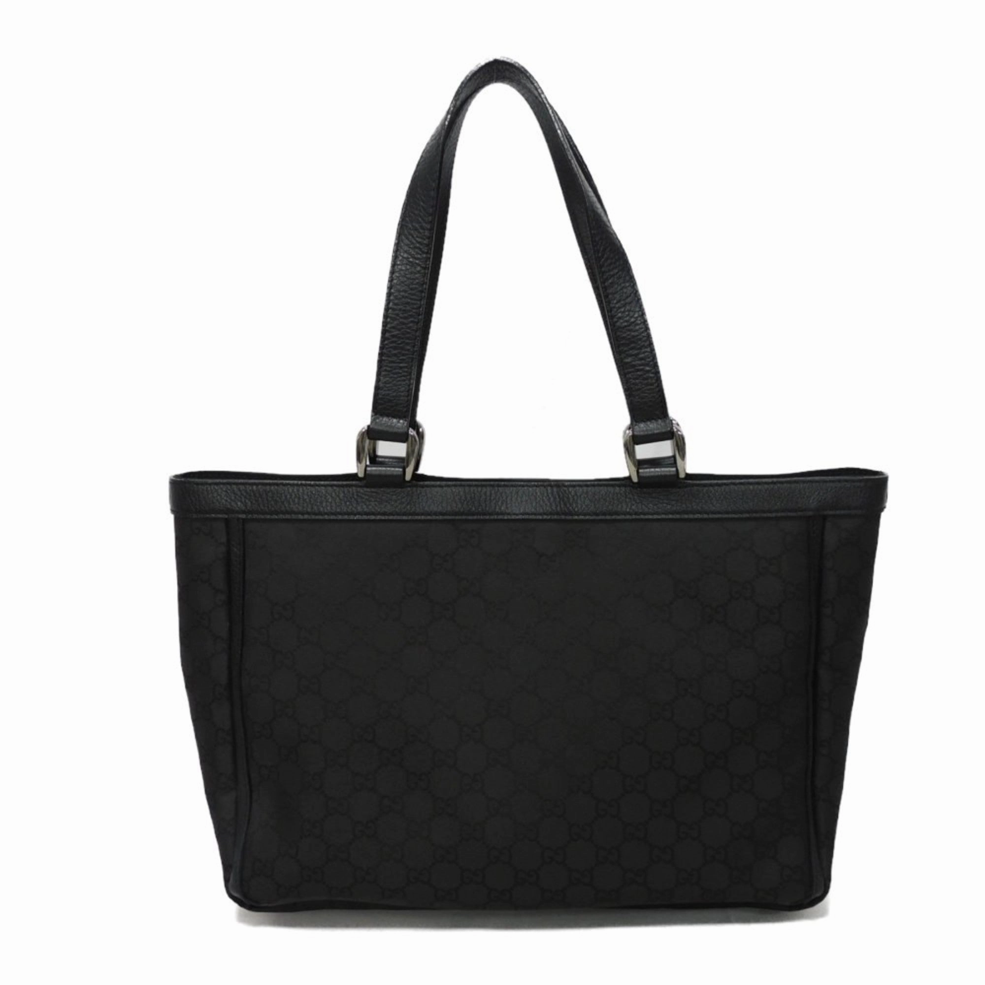 Gucci  Nylon Leather Shoulder Bag Tote Bag (Pre-Owned)