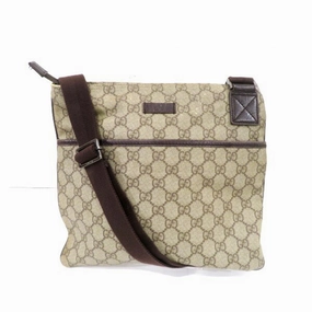 Gucci  Pvc Canvas Shoulder Bag (Pre-Owned)