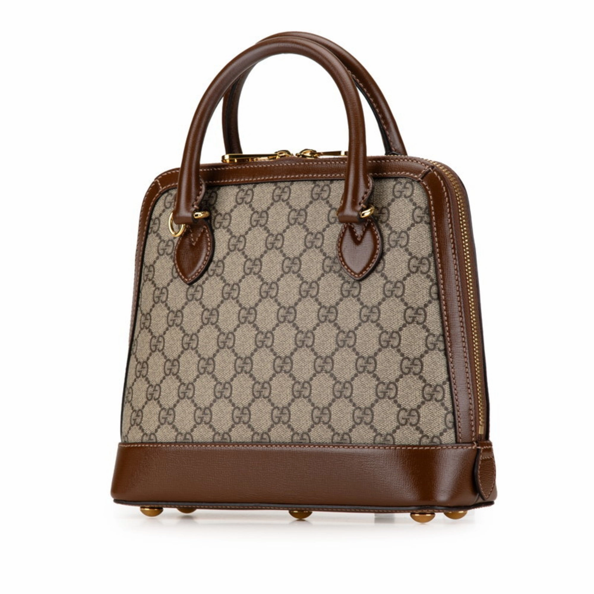 Gucci  Pvc Leather Handbag Shoulder Bag (Pre-Owned)