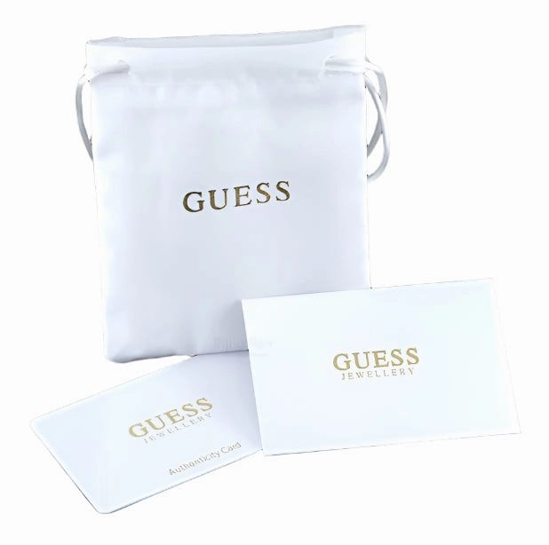 Guess Blooming Summer Interlink Crystal Set Disc Earrings UBE05221RH